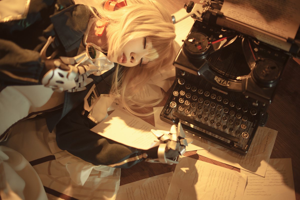 HaneAme雨波 NO.078 微博图包 [1244P 633.54 MB]-紫罗兰永恒花园_第1集