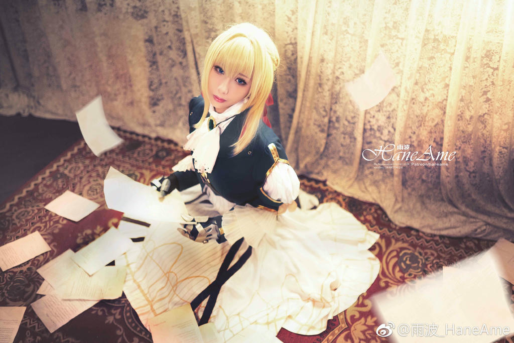 HaneAme雨波 NO.078 微博图包 [1244P 633.54 MB]-紫罗兰永恒花园_第1集