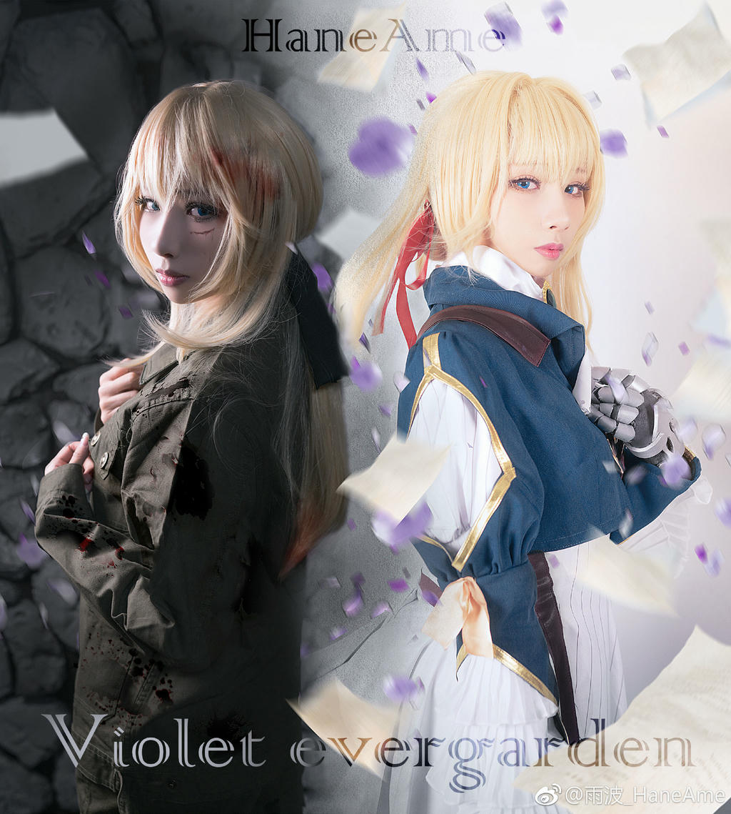 HaneAme雨波 NO.078 微博图包 [1244P 633.54 MB]-紫罗兰永恒花园_第1集