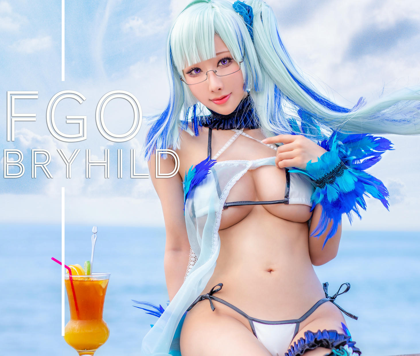 HaneAme雨波 NO.099 09月FGO_Bryhild_布倫西爾德泳裝 [22P 40.95 MB]_第1集