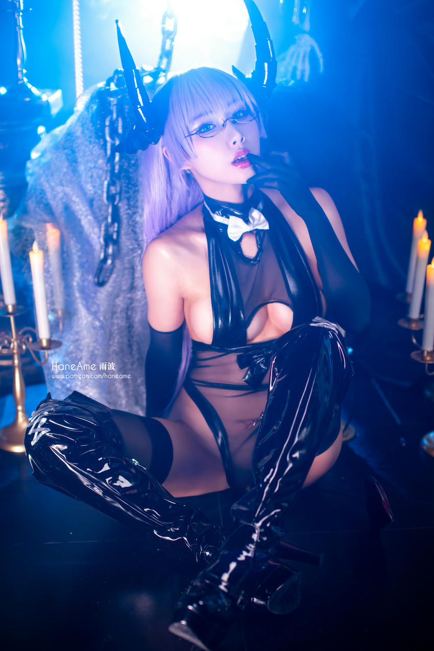 HaneAme雨波 NO.104 2020年01月图包 (4套) [59P 126.23 MB]-AzurLane_Gneisenau_格奈森腦萬聖節_第1集