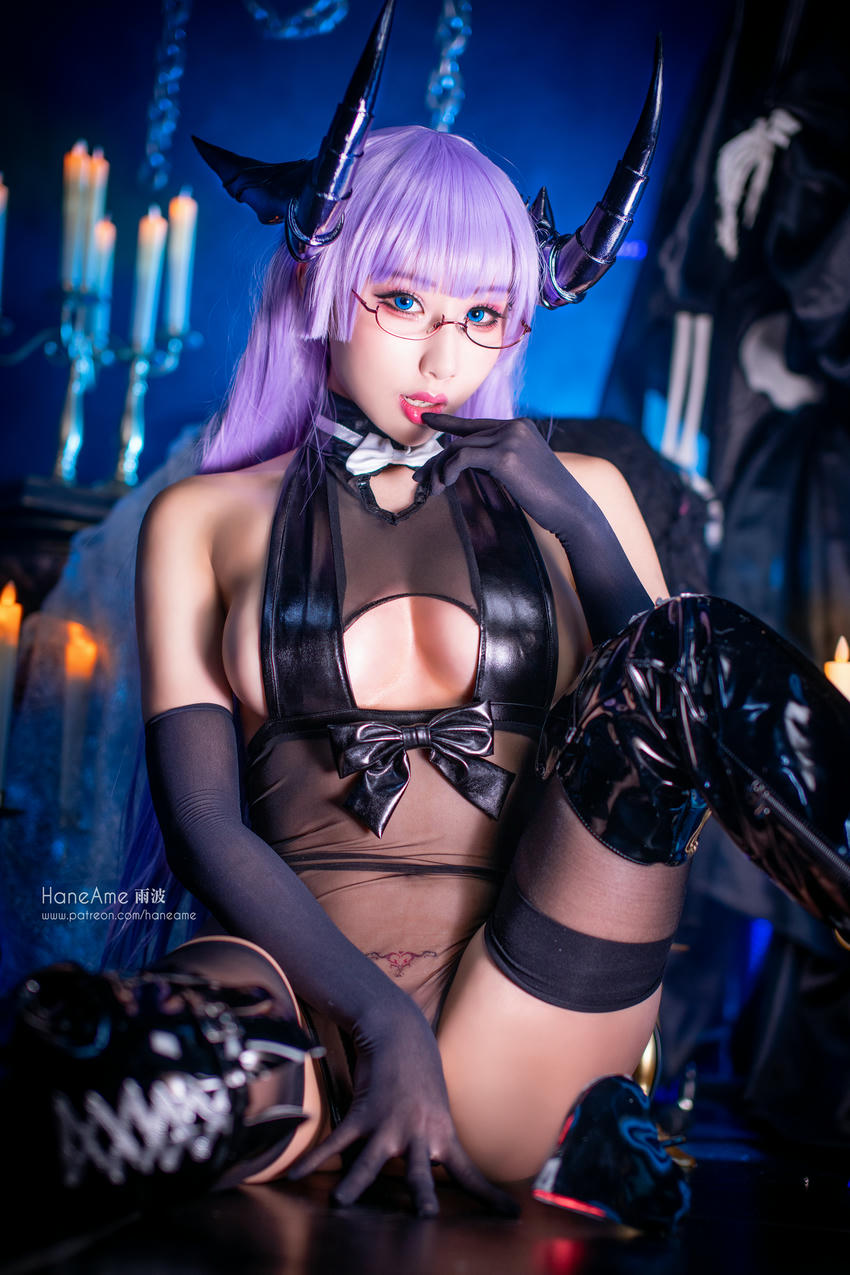 HaneAme雨波 NO.104 2020年01月图包 (4套) [59P 126.23 MB]-AzurLane_Gneisenau_格奈森腦萬聖節_第1集