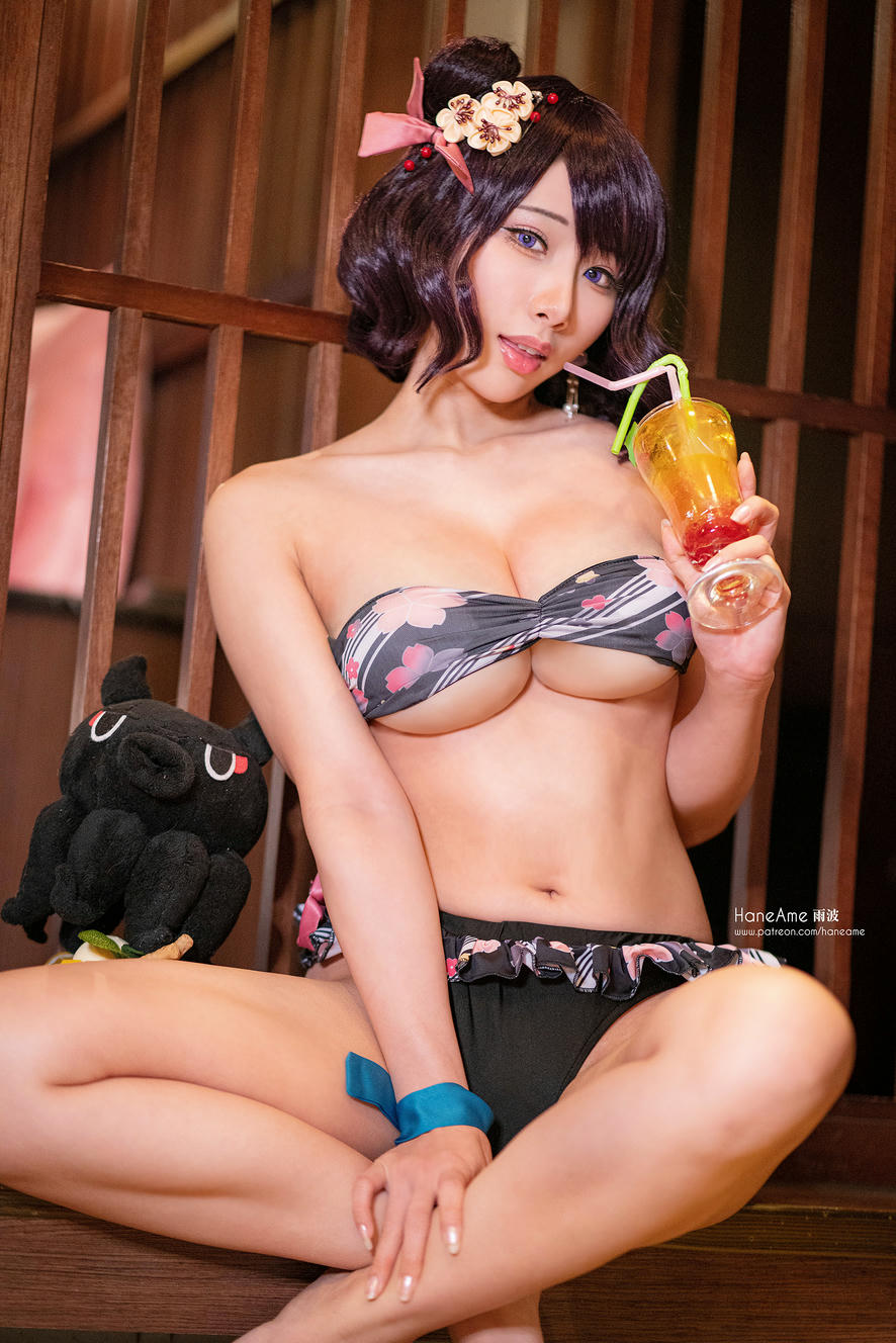 HaneAme雨波 NO.106 2020年03月图包 (3套) [42P 117.47 MB]-FGO_Houkusai_swimsuit_北齋泳裝_第1集