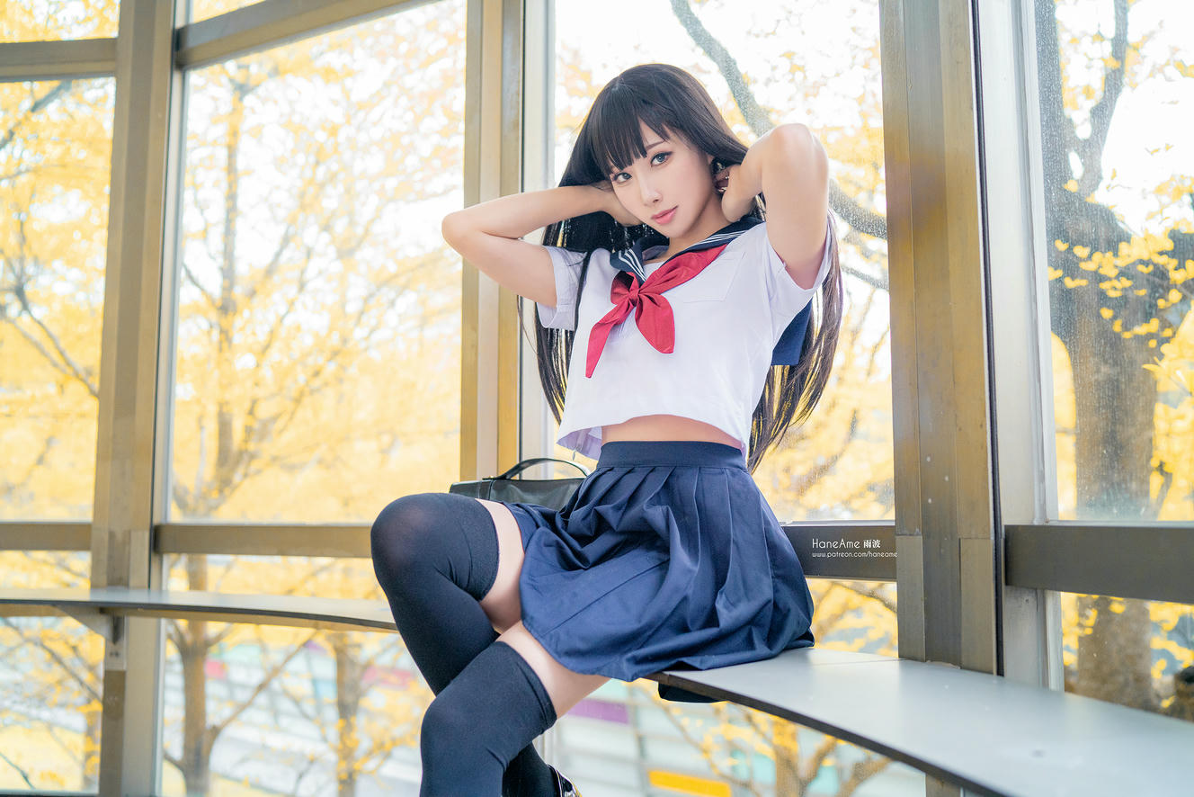 HaneAme雨波 NO.107 2020年04月图包 (2套) [48P1V 125MB]-155-Casual JK_第1集