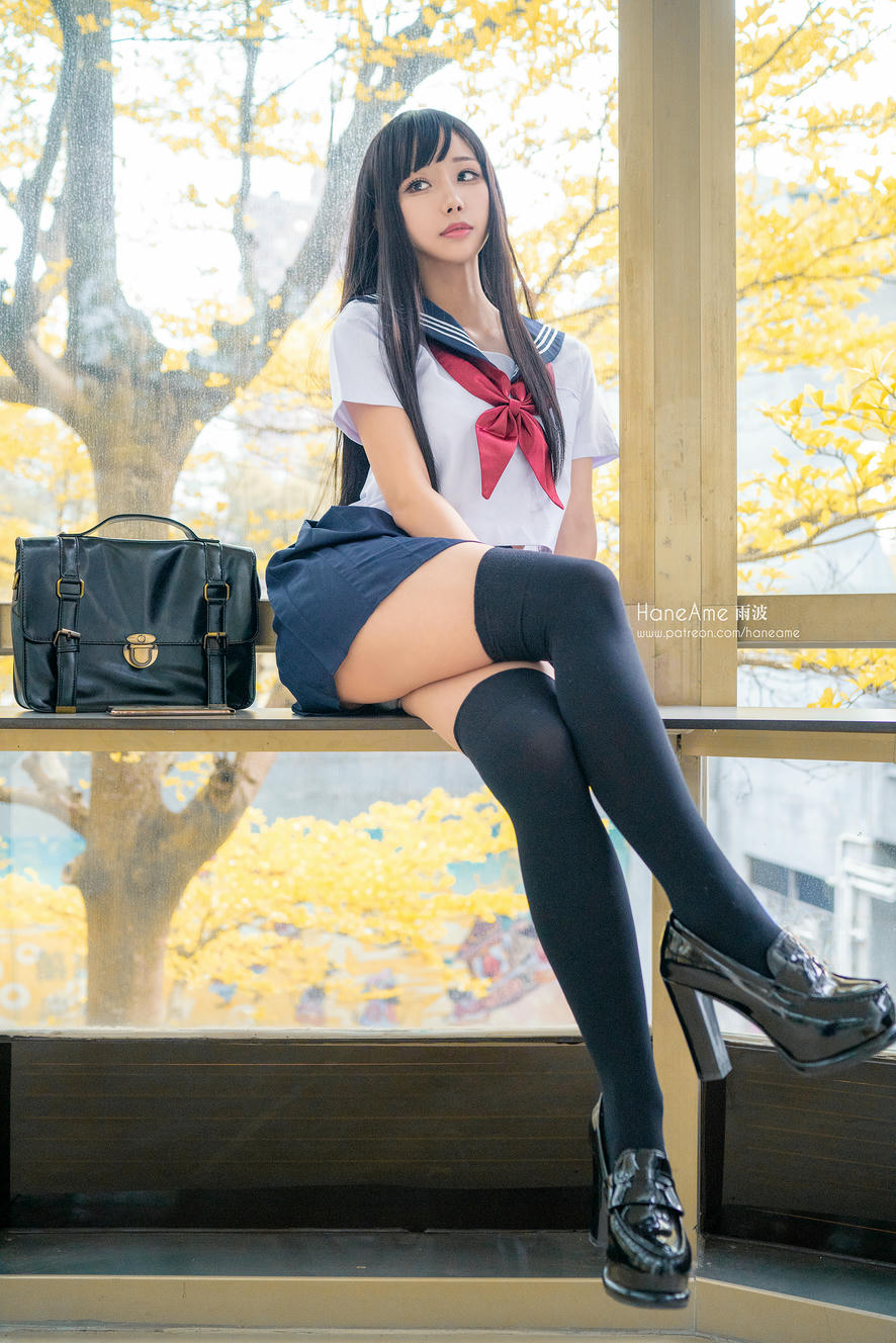 HaneAme雨波 NO.107 2020年04月图包 (2套) [48P1V 125MB]-155-Casual JK_第1集