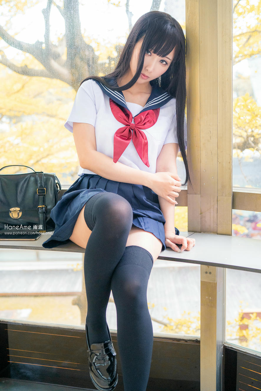 HaneAme雨波 NO.107 2020年04月图包 (2套) [48P1V 125MB]-155-Casual JK_第1集