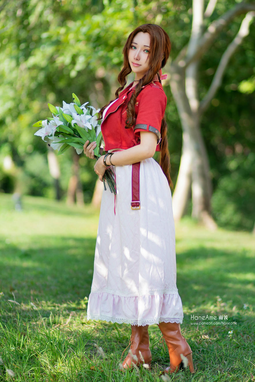 HaneAme雨波 NO.107 2020年04月图包 (2套) [48P1V 125MB]-Aerith(最終幻想-愛麗絲)_第1集