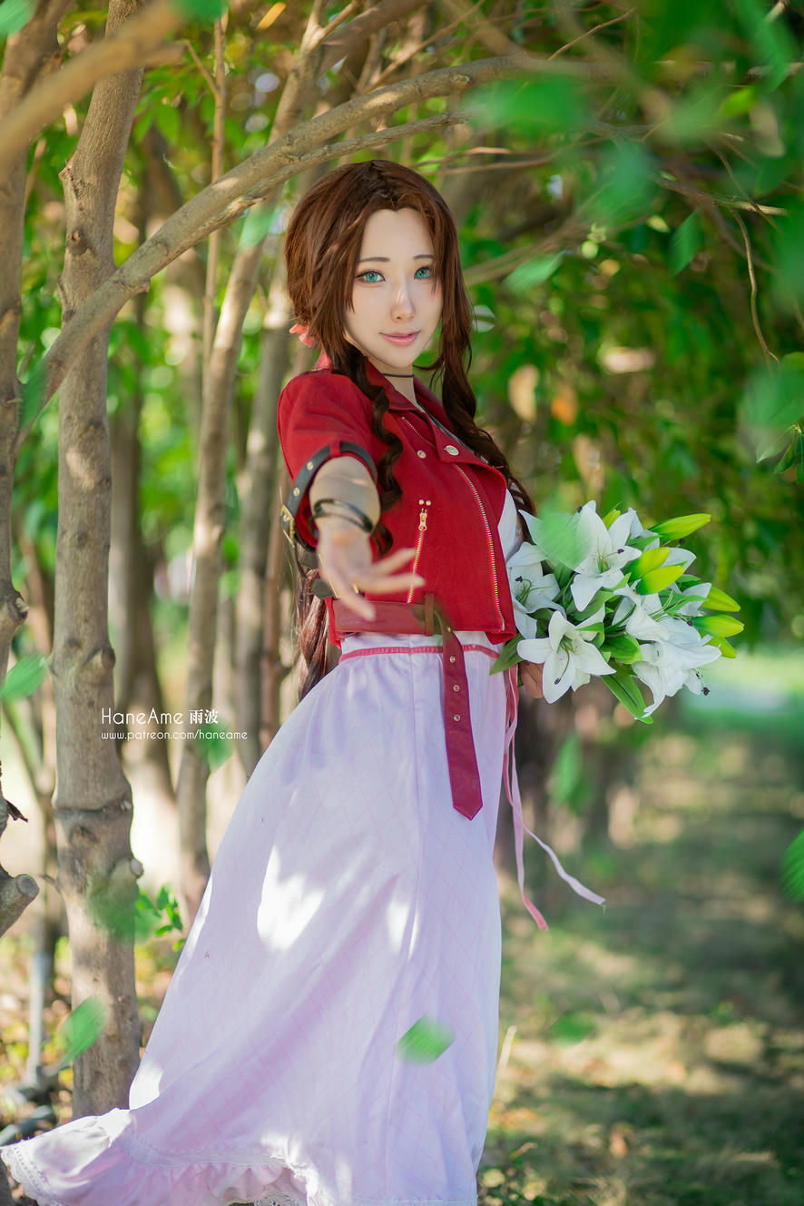 HaneAme雨波 NO.107 2020年04月图包 (2套) [48P1V 125MB]-Aerith(最終幻想-愛麗絲)_第2集