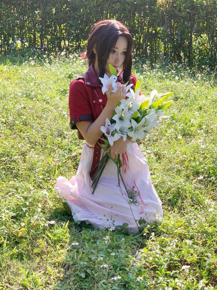 HaneAme雨波 NO.107 2020年04月图包 (2套) [48P1V 125MB]-Aerith(最終幻想-愛麗絲)_第1集