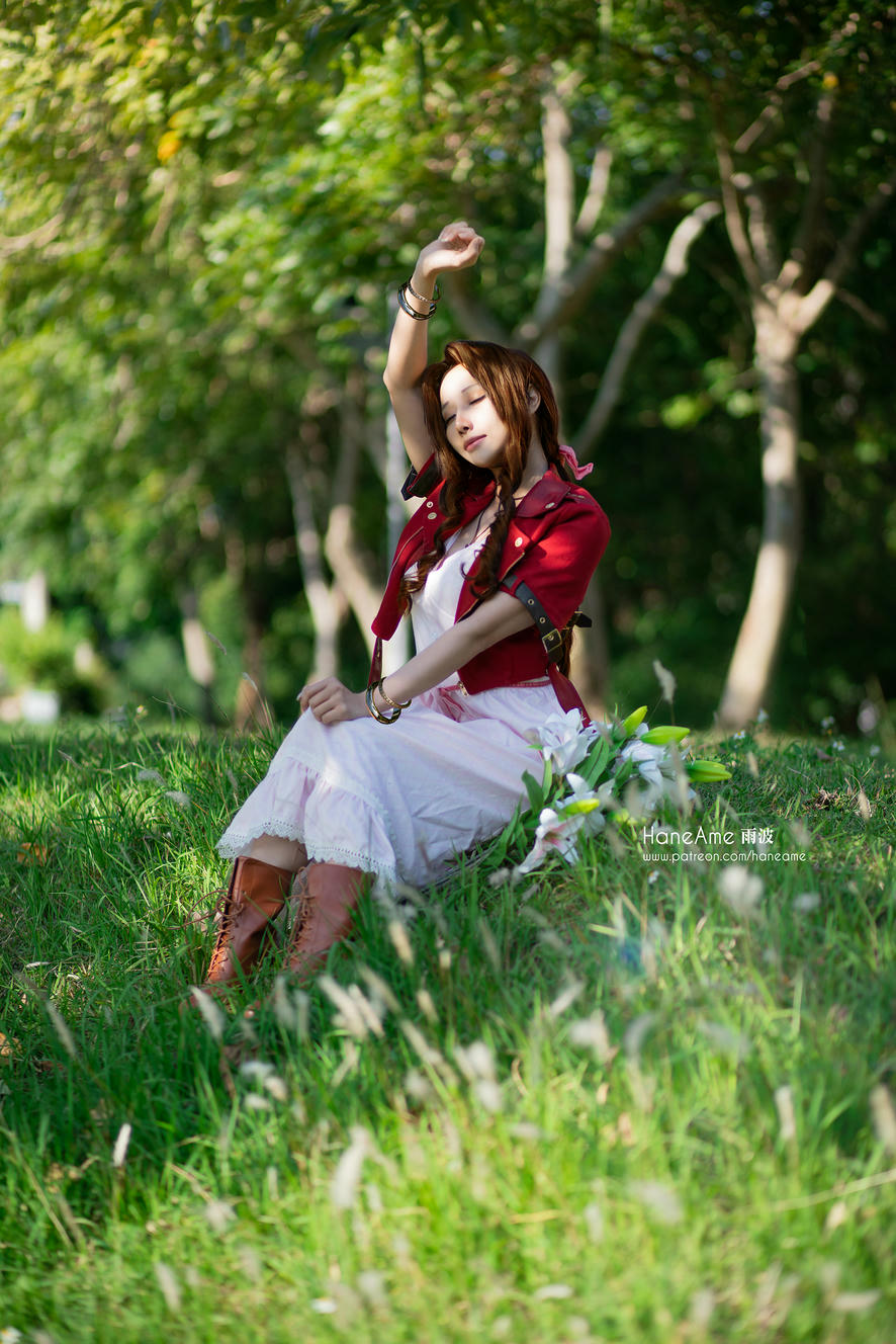 HaneAme雨波 NO.107 2020年04月图包 (2套) [48P1V 125MB]-Aerith(最終幻想-愛麗絲)_第1集