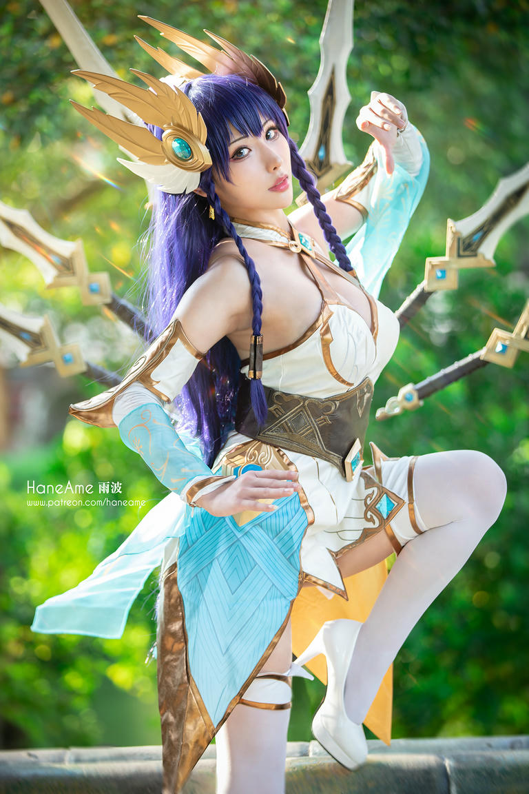 HaneAme雨波 NO.111 2020年08月图包 (3套) [74P 163.55 MB]-LOL_Divine Sword Irelia_伊瑞莉亞劍仙_第1集