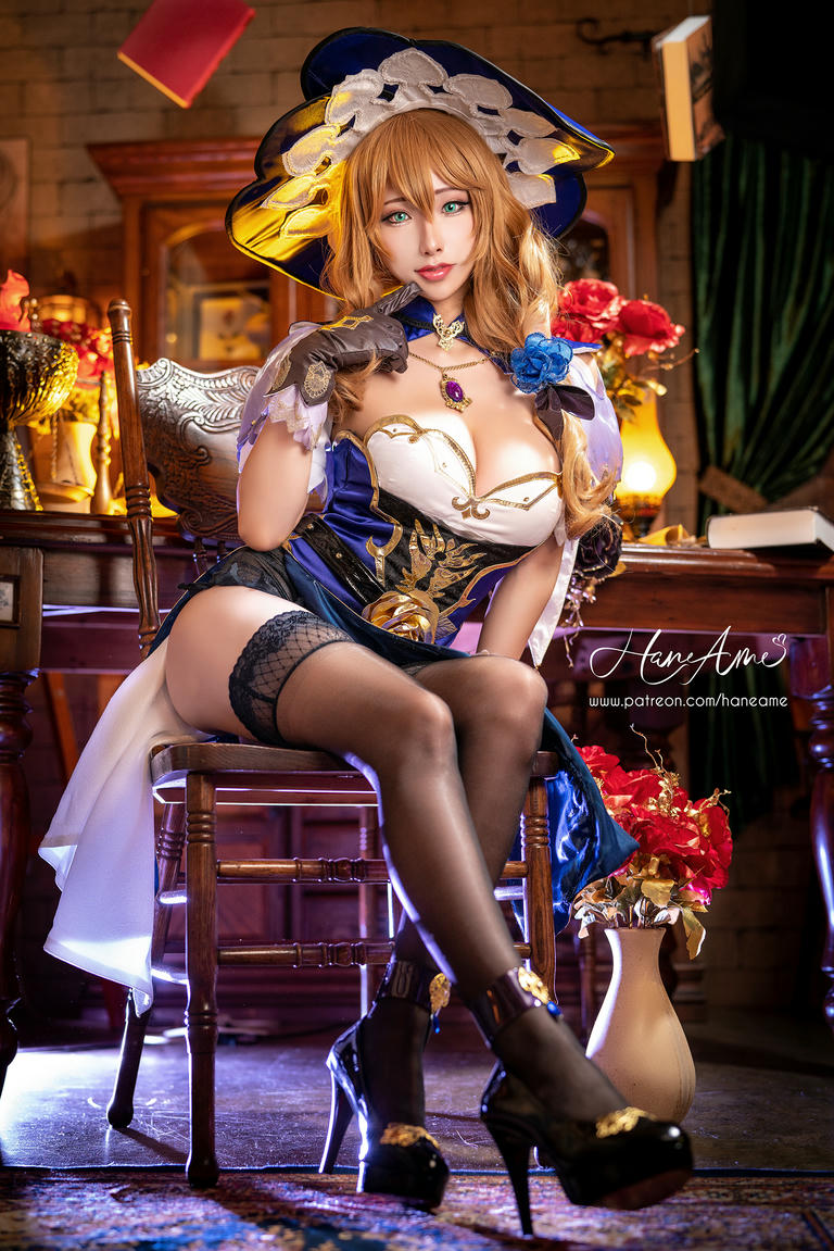 HaneAme雨波 NO.111 原神丽莎-性感内衣[57P-130.52MB]_第1集