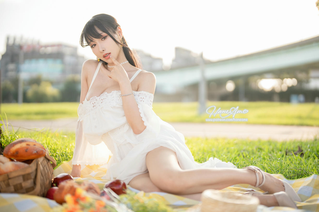 HaneAme雨波 NO.117 私服-夏日瑟瑟野餐[47P-198.6MB]_第1集