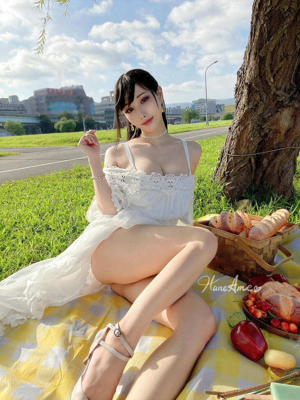 HaneAme雨波 NO.117 私服-夏日瑟瑟野餐[47P-198.6MB]_第2集