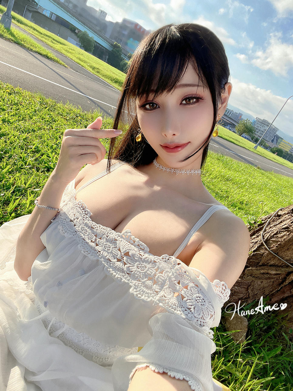 HaneAme雨波 NO.117 私服-夏日瑟瑟野餐[47P-198.6MB]_第3集