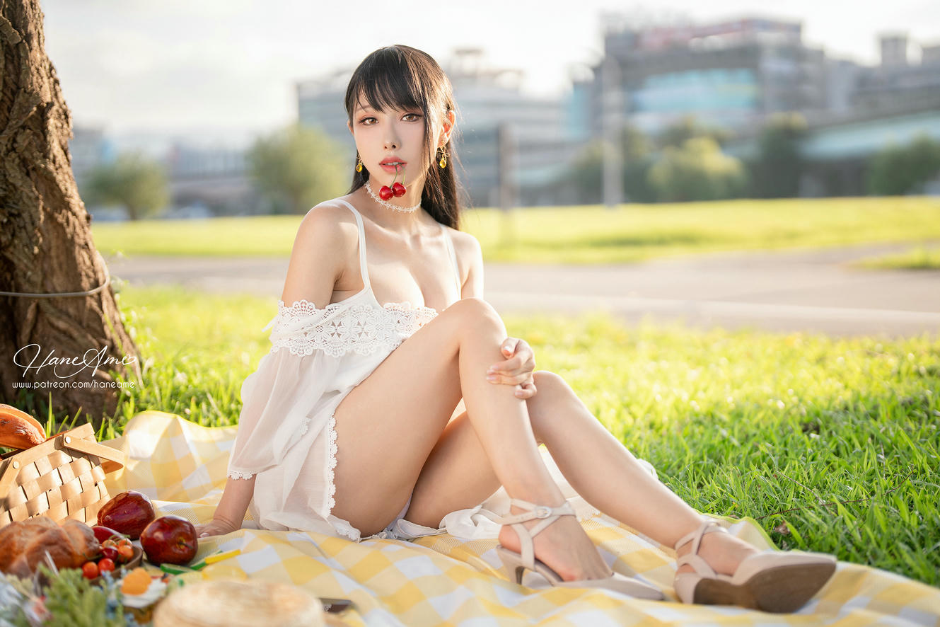 HaneAme雨波 NO.117 私服-夏日瑟瑟野餐[47P-198.6MB]_第1集