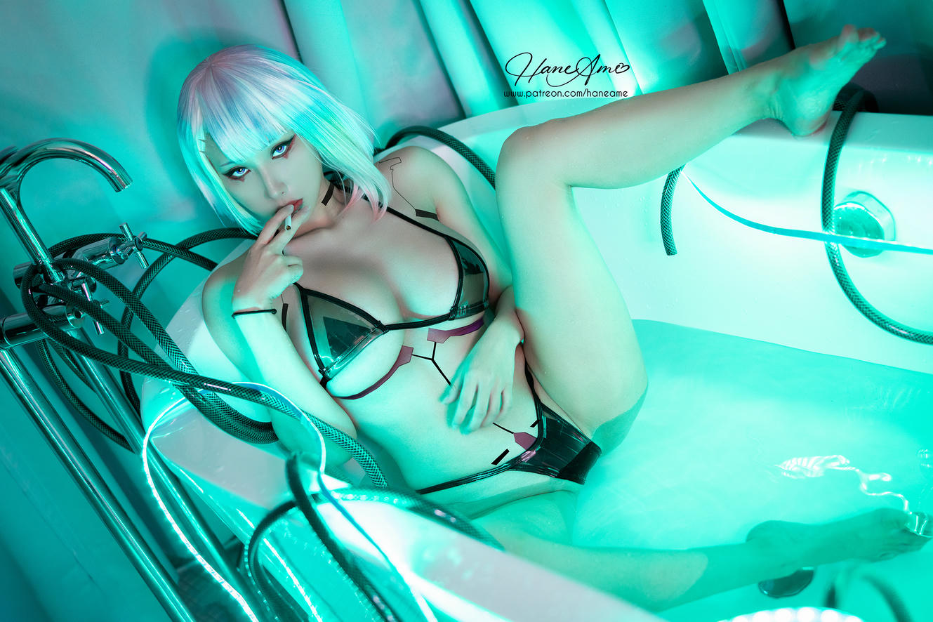 HaneAme雨波 NO.130 2022年10月新品订阅 (4套+视频) [113P4V-1.11GB]-Cyberpunk _ Lucy_第1集