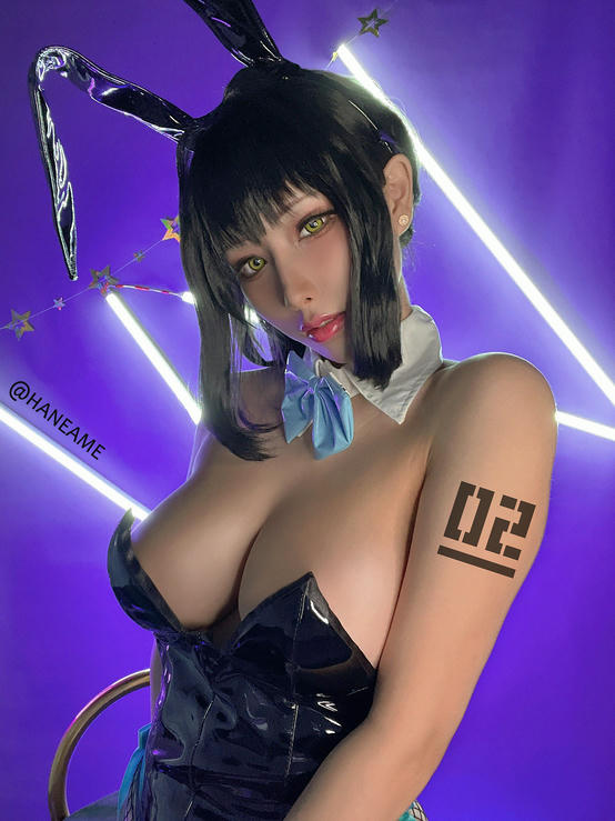 HaneAme雨波 NO.134 碧蓝档案 角楯华凛兔女郎 [28P-79MB]_第1集