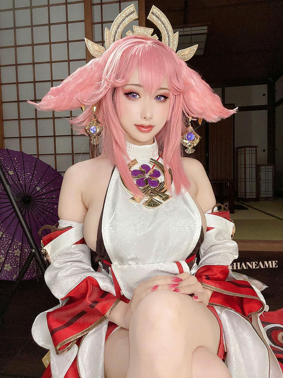 HaneAme雨波 NO.146 原神 八重神子 Yae Miko [34P-81MB]_第1集