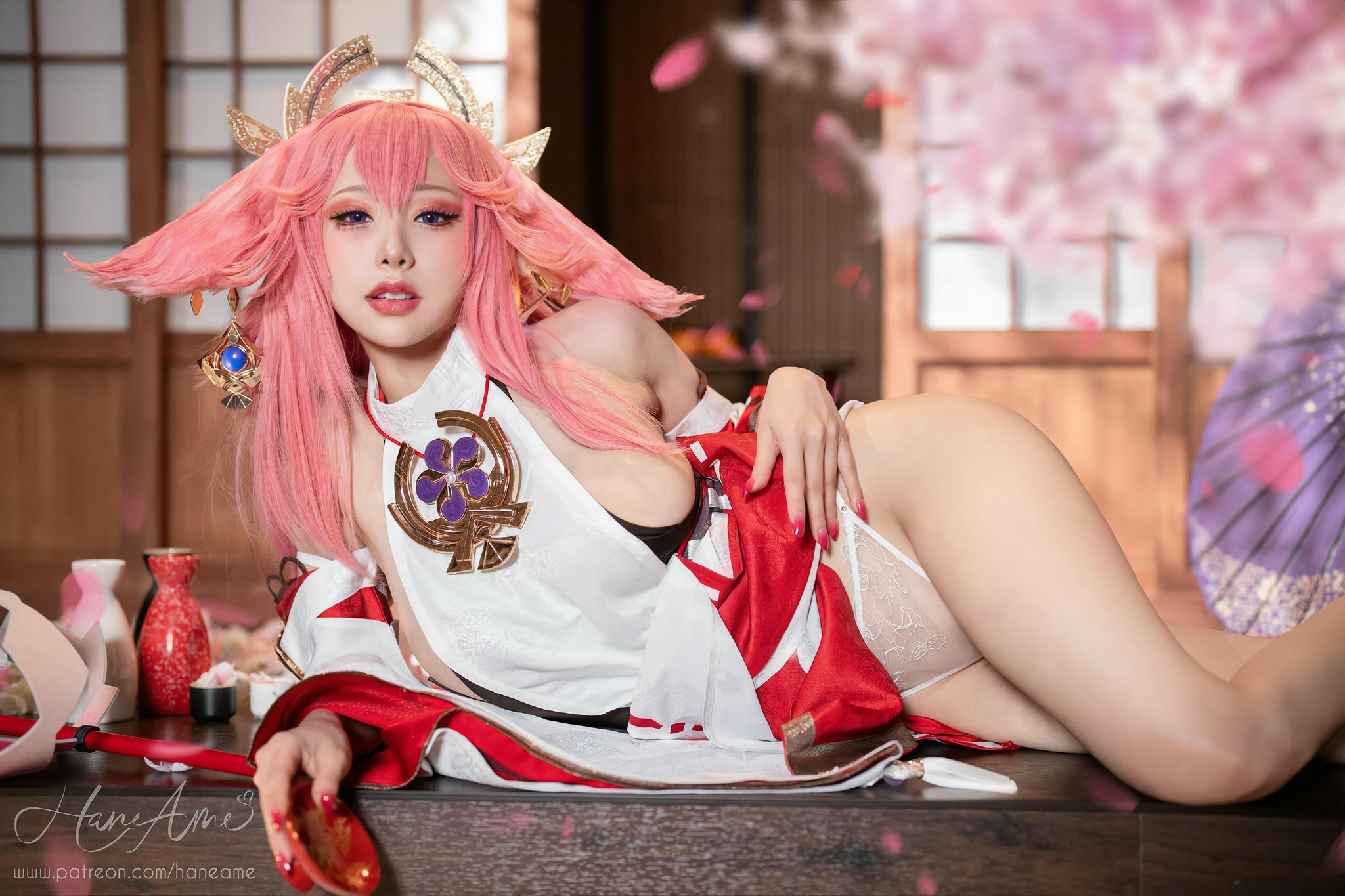 HaneAme雨波 NO.146 原神 八重神子 Yae Miko [34P-81MB]_第1集