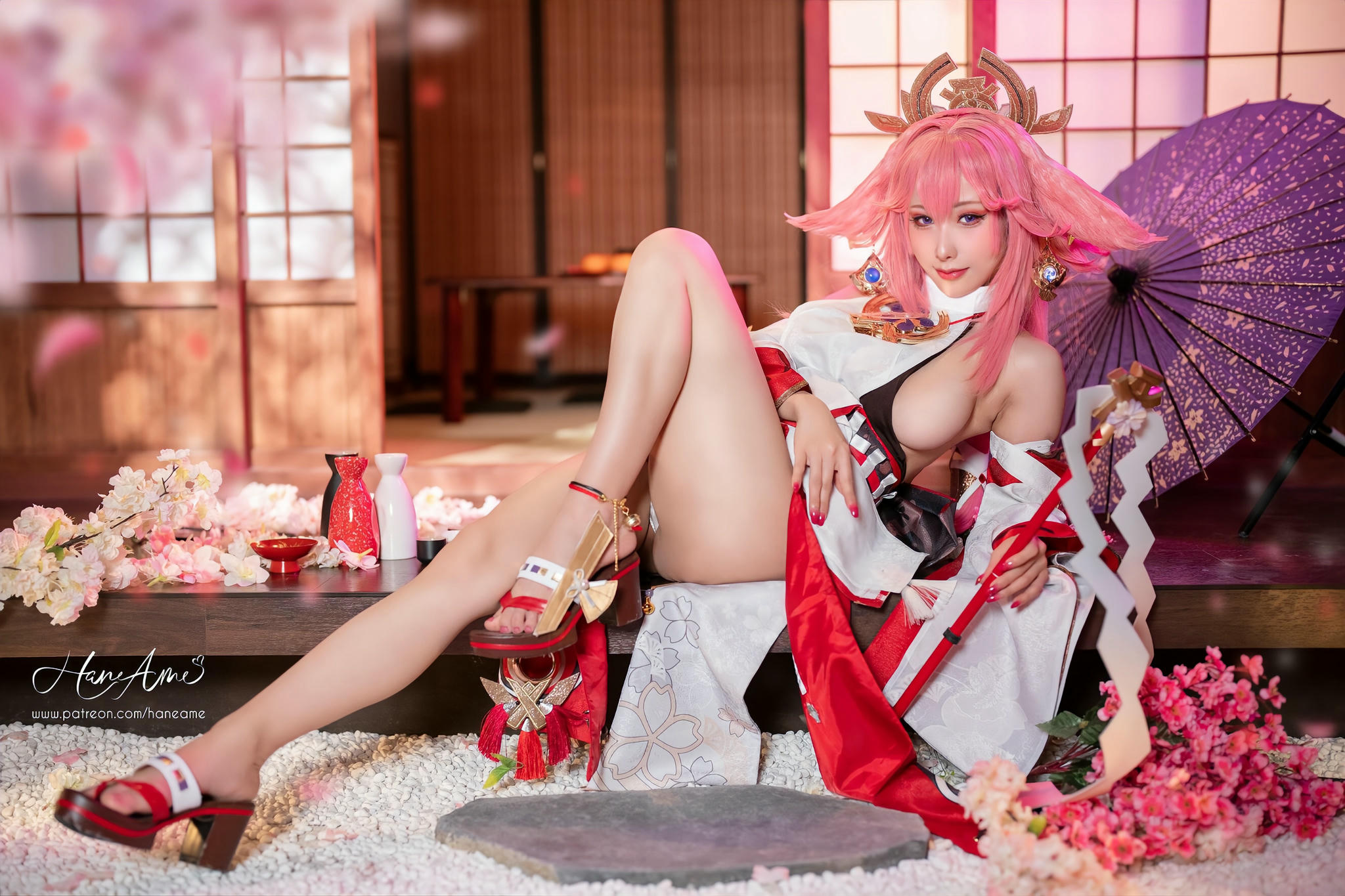 HaneAme雨波 NO.146 原神 八重神子 Yae Miko [34P-81MB]_第1集