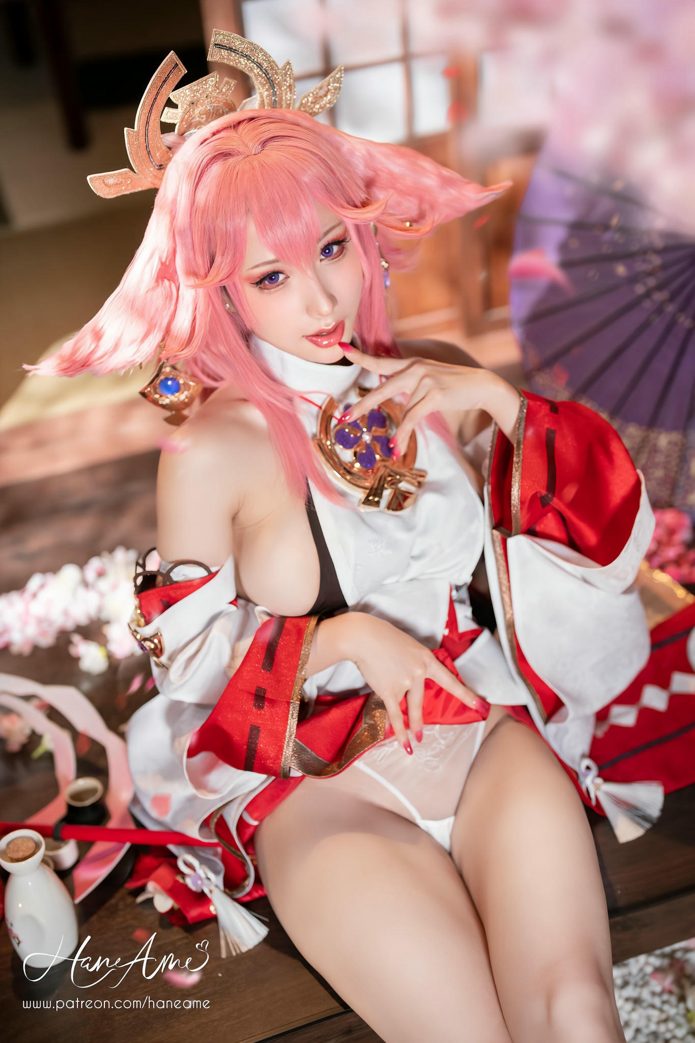 HaneAme雨波 NO.146 原神 八重神子 Yae Miko [34P-81MB]_第1集