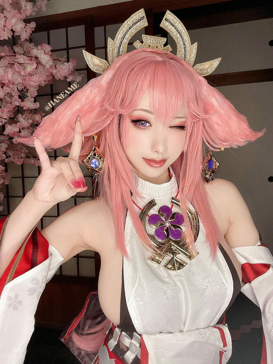 HaneAme雨波 NO.146 原神 八重神子 Yae Miko [34P-81MB]_第2集