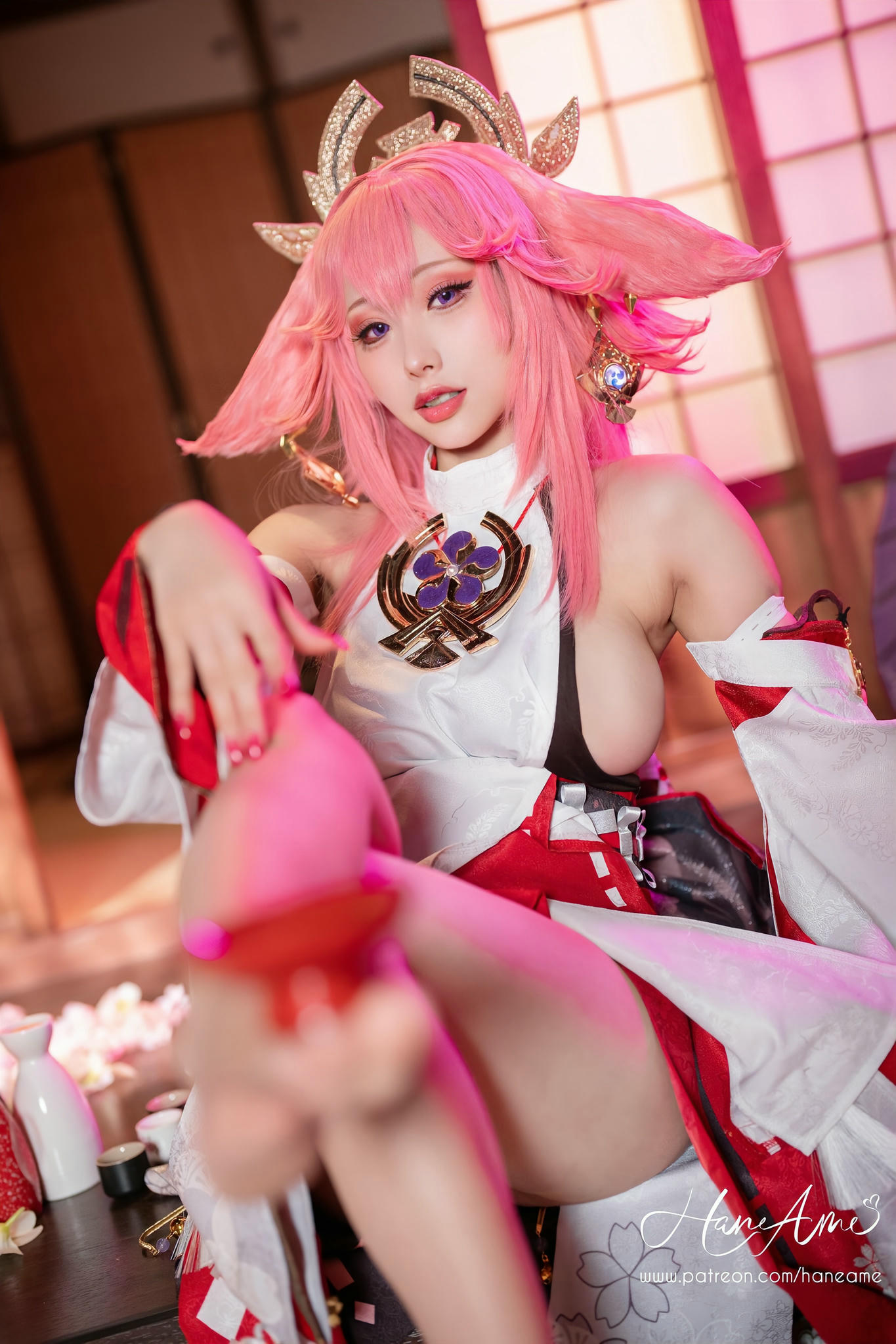 HaneAme雨波 NO.146 原神 八重神子 Yae Miko [34P-81MB]_第1集