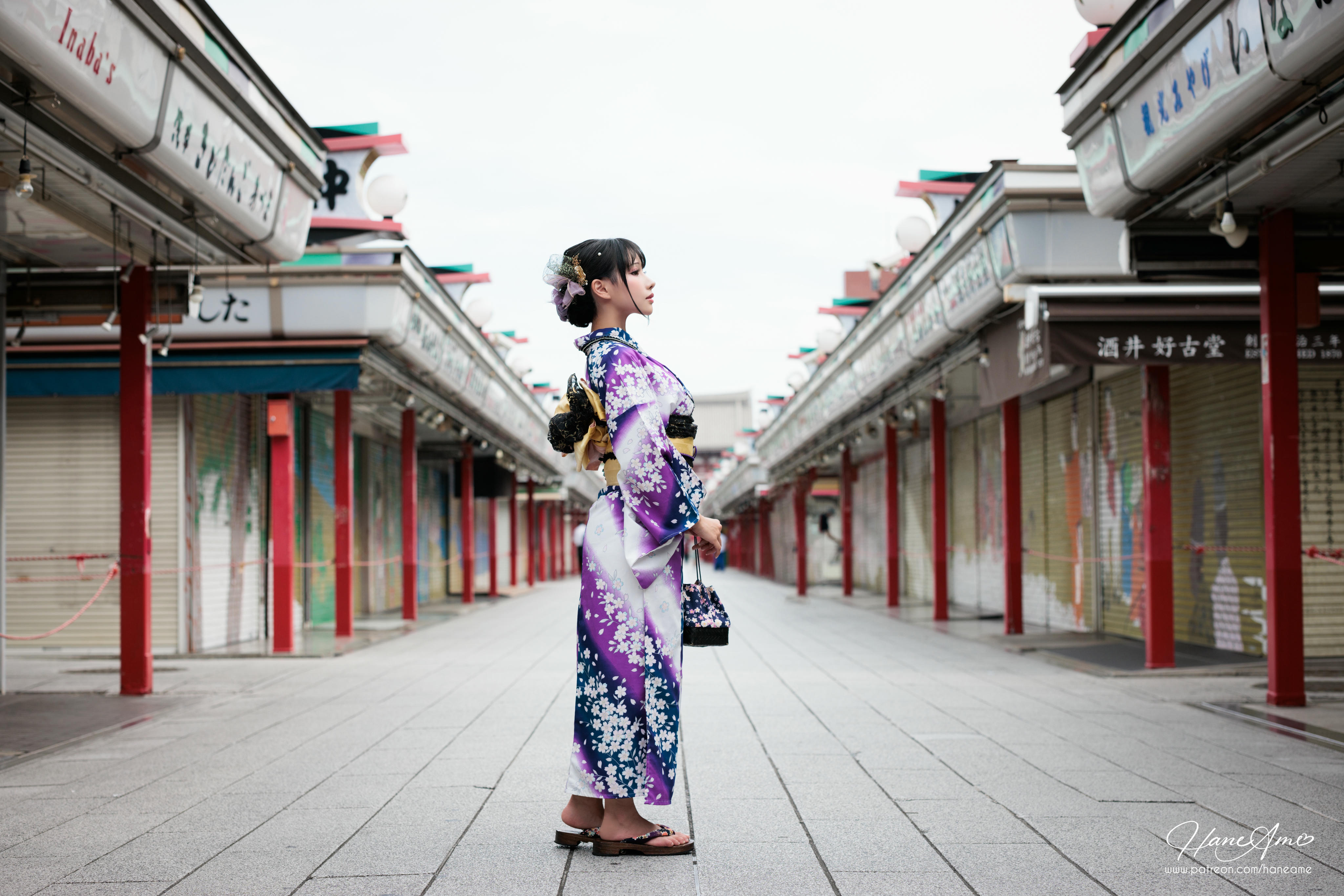 HaneAme雨波 NO.147 新年紫罗兰浴衣[110P-1.71G]_第1集