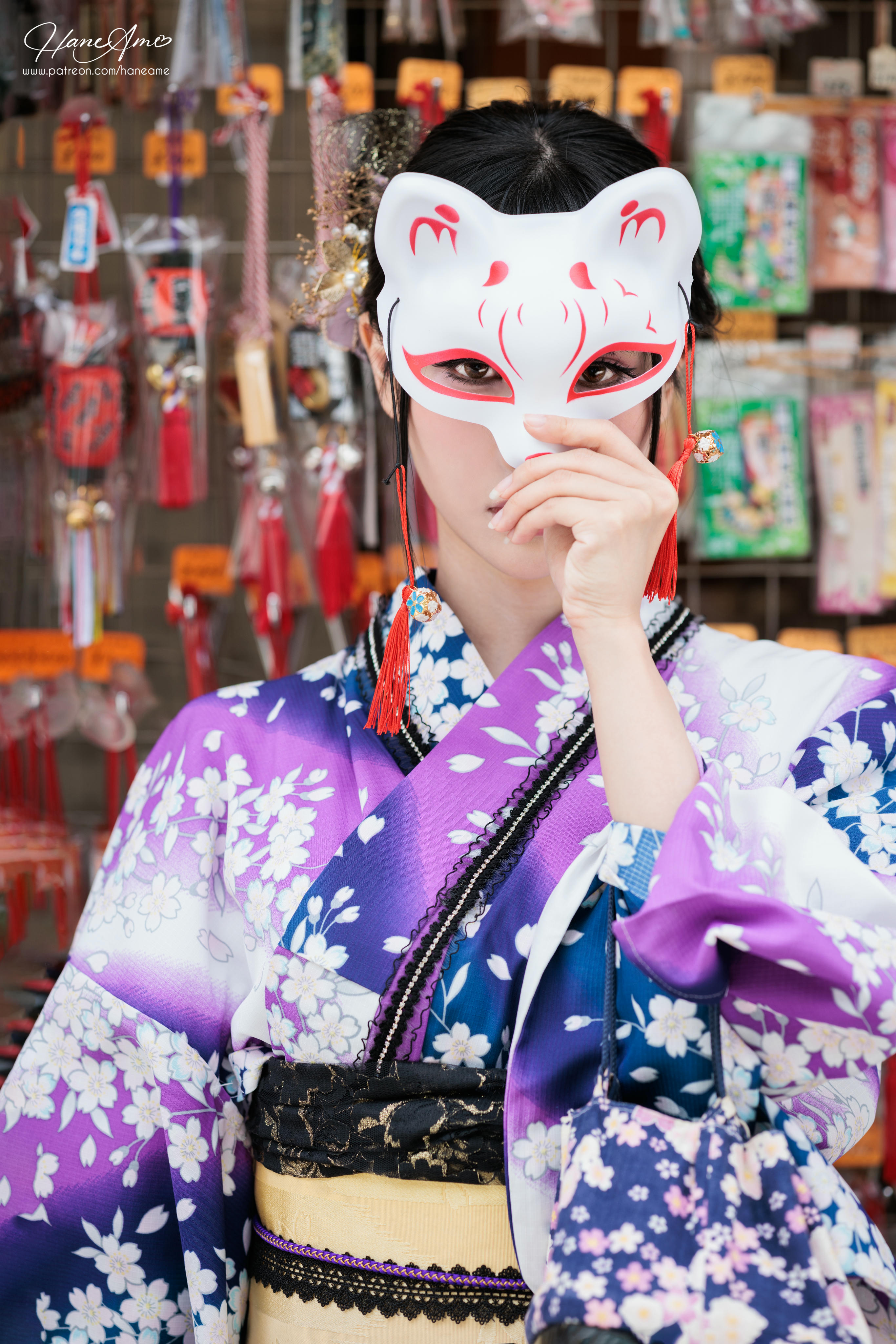 HaneAme雨波 NO.147 新年紫罗兰浴衣[110P-1.71G]_第4集