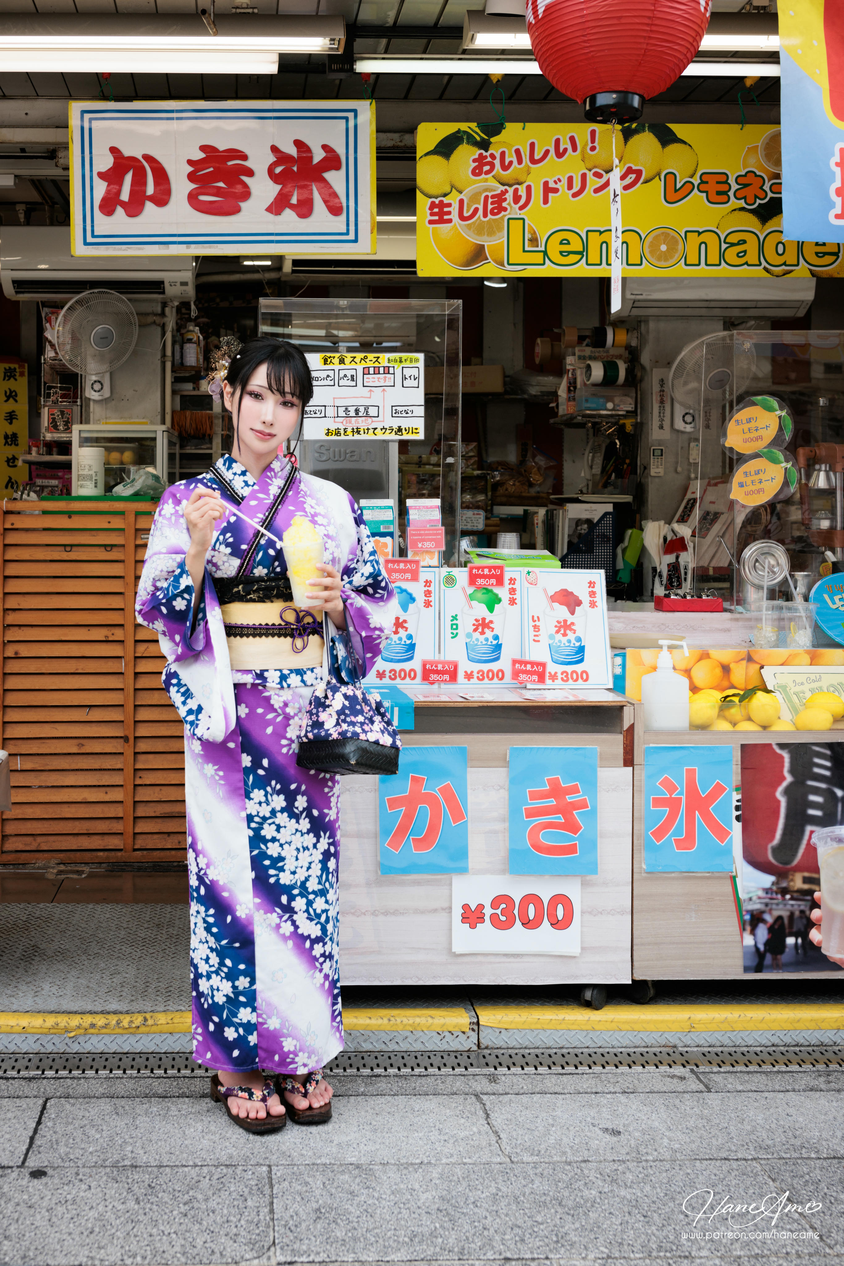 HaneAme雨波 NO.147 新年紫罗兰浴衣[110P-1.71G]_第4集