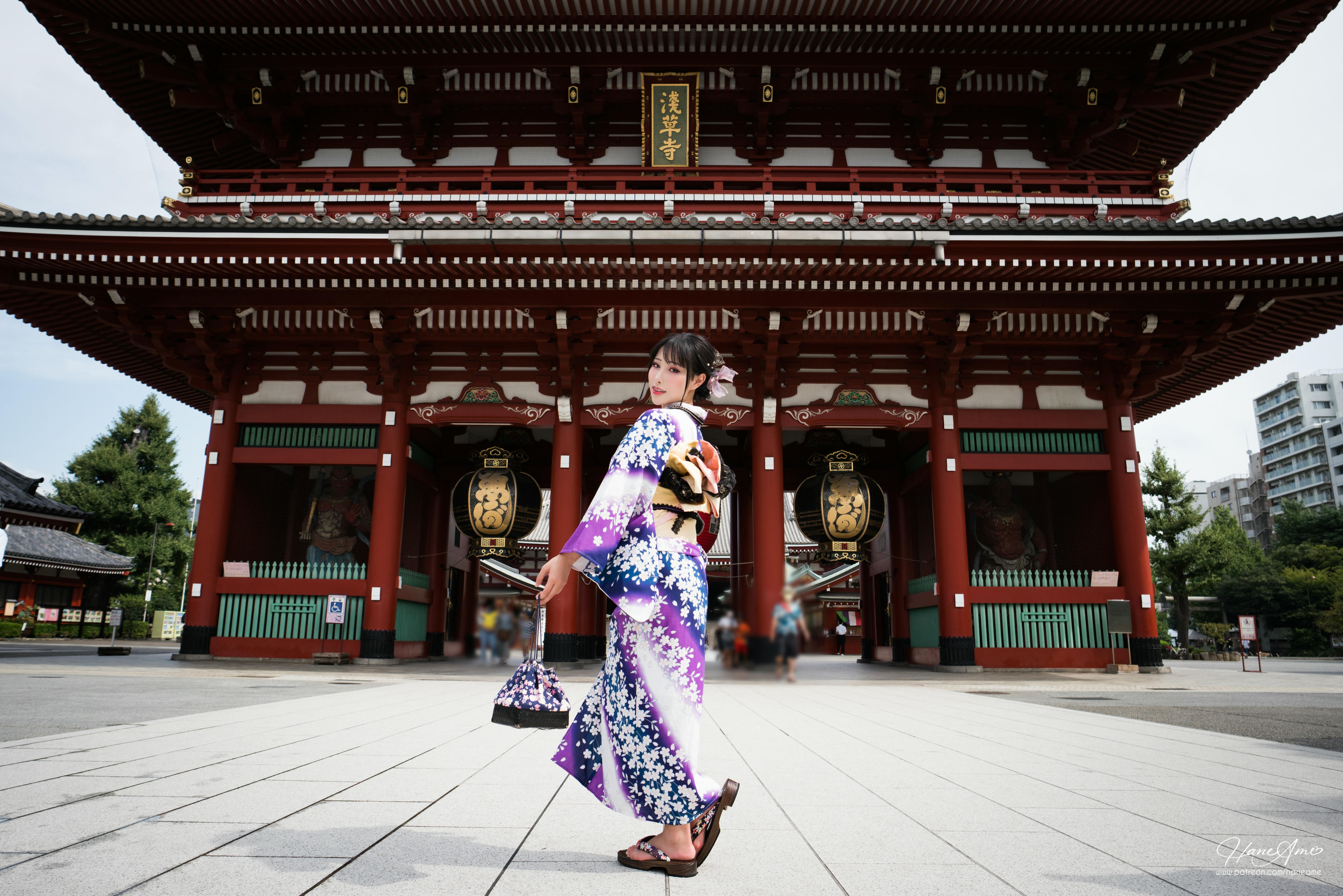 HaneAme雨波 NO.147 新年紫罗兰浴衣[110P-1.71G]_第4集