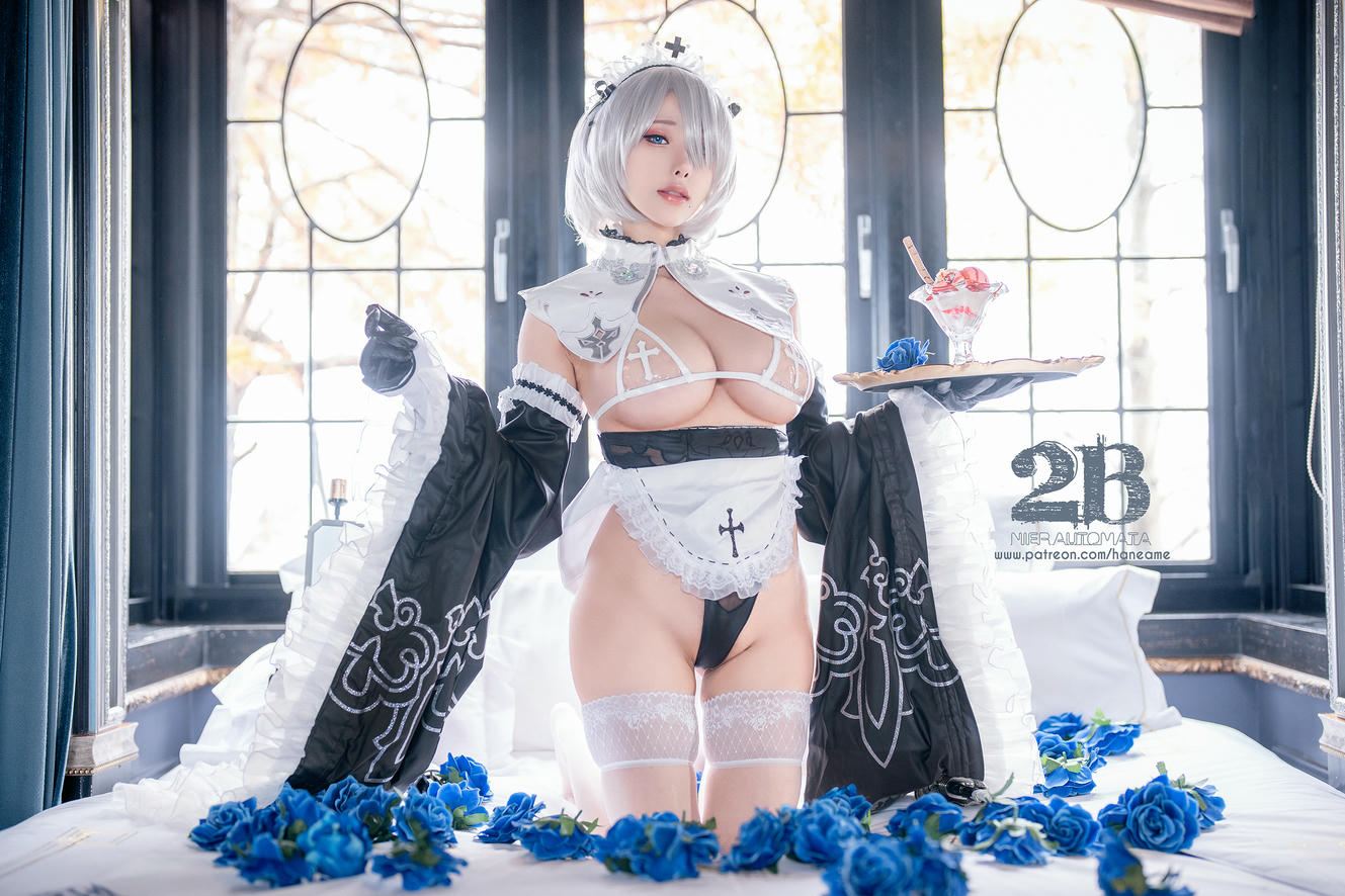 HaneAme雨波 NO.155 Nier 2B[92P-273M]-3.Maid_第1集