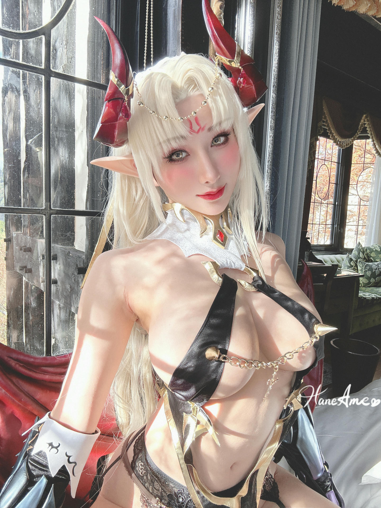 HaneAme雨波 NO.158  原創罪惡修女+尼爾自動人型 自拍组合 [123P19V-1.91GB]-Selfie_第1集