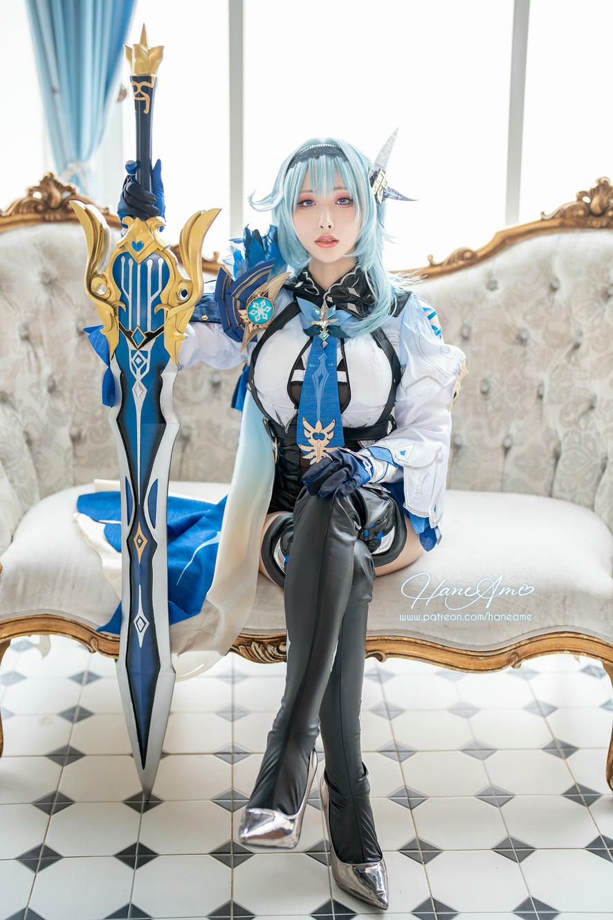 HaneAme雨波 NO.194 GenshinImpact EULA 優拉 [55P2V 280MB]_第1集