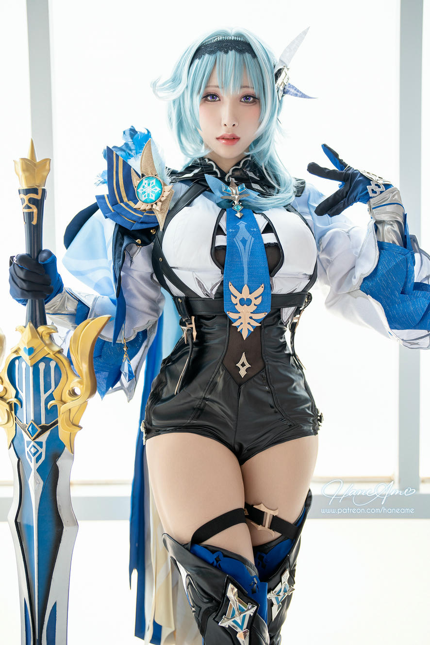 HaneAme雨波 NO.194 GenshinImpact EULA 優拉 [55P2V 280MB]_第2集