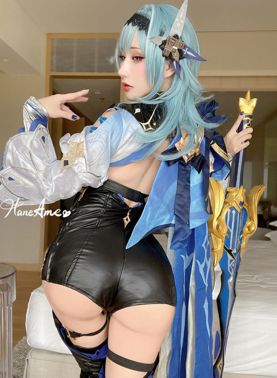 HaneAme雨波 NO.194 GenshinImpact EULA 優拉 [55P2V 280MB]_第1集