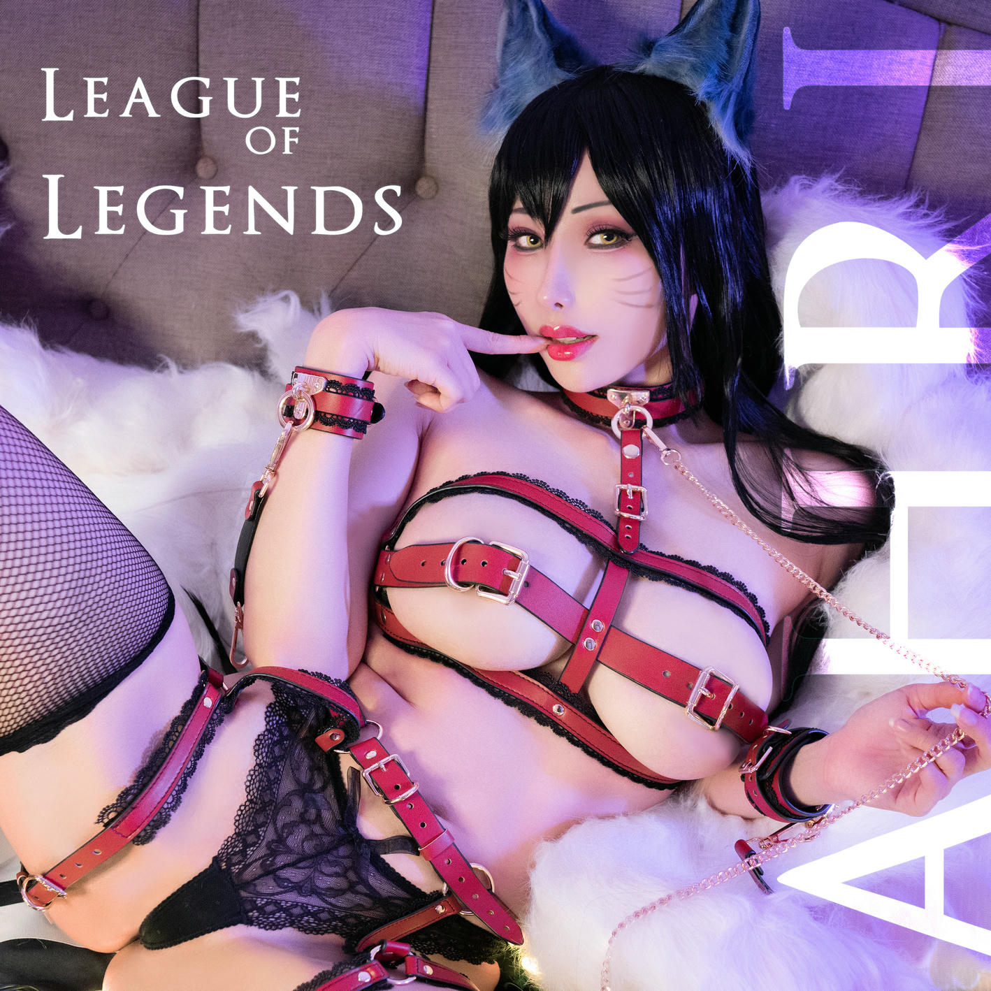 HaneAme雨波 NO.202 League of Legends_ Ahri_綁帶 [21P 112MB]_第1集