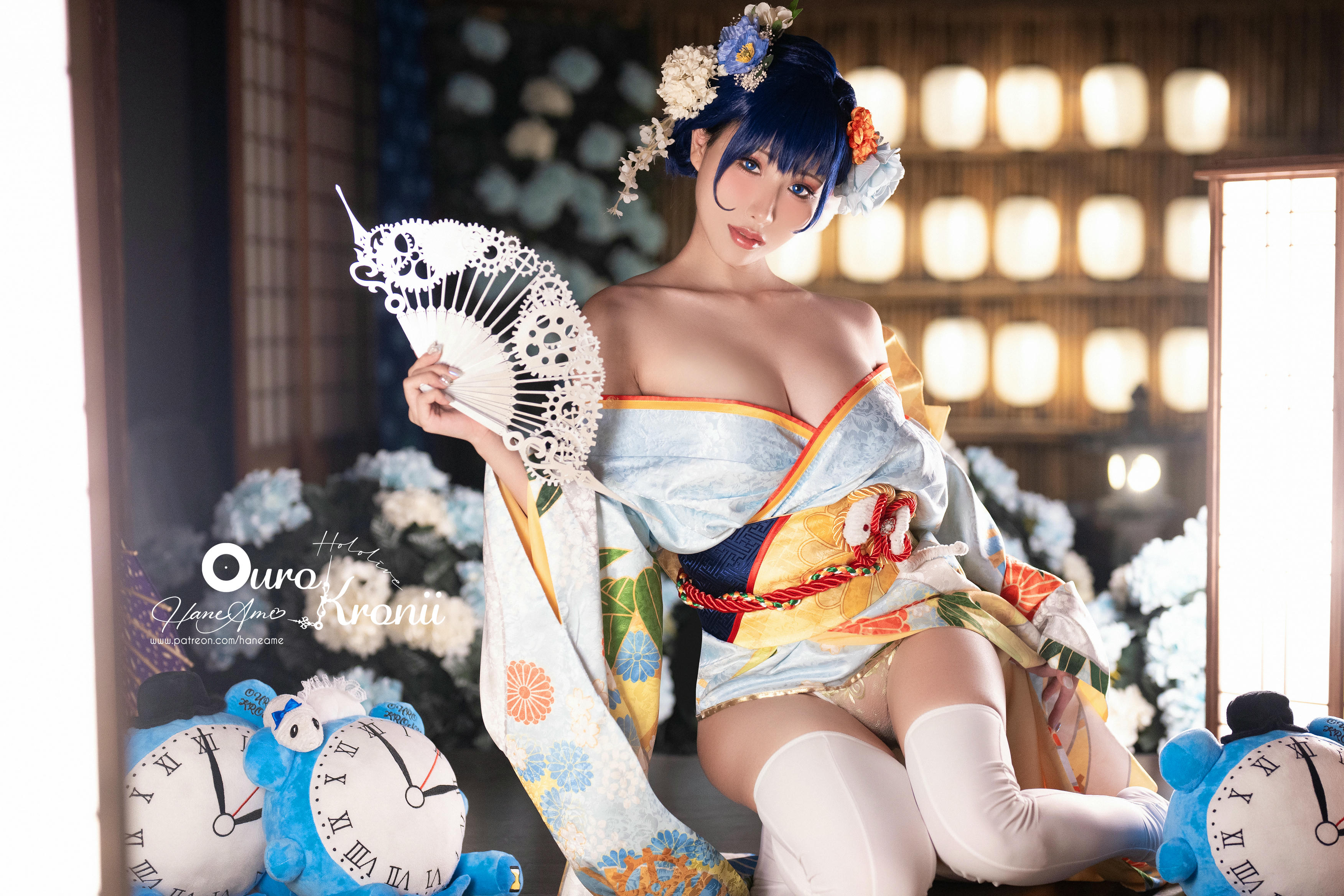 HaneAme雨波 NO.213 Hololive_ Kronii _ Photobook ＿時間寫真書 [110P-405MB]-2.Kimono_第1集