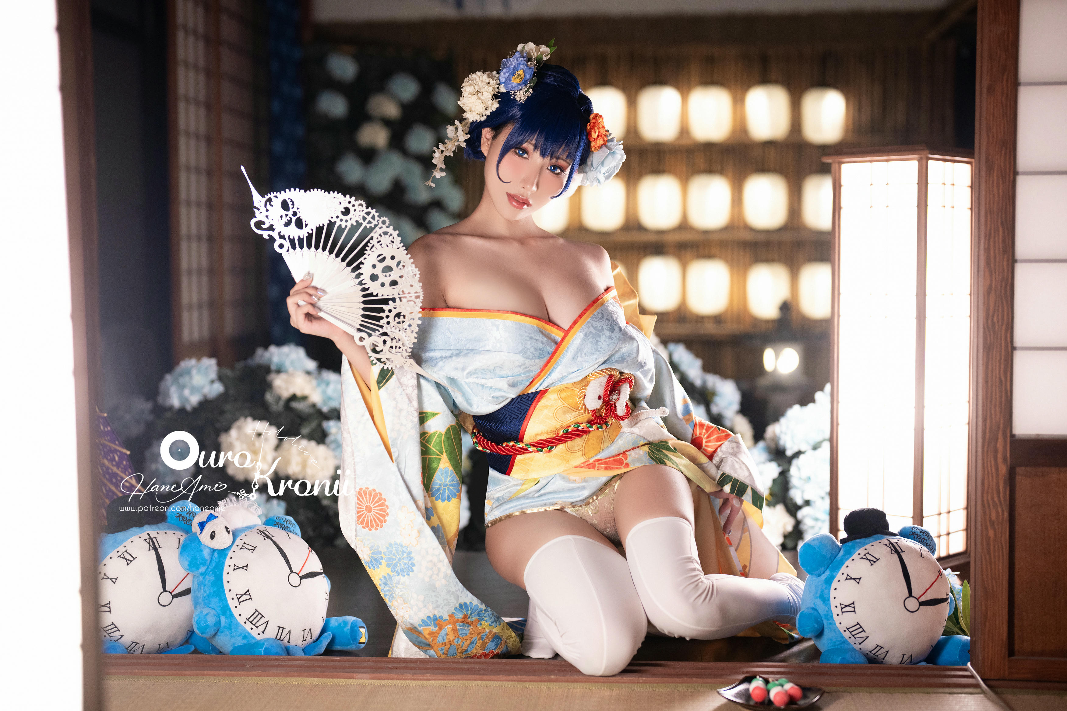 HaneAme雨波 NO.213 Hololive_ Kronii _ Photobook ＿時間寫真書 [110P-405MB]-2.Kimono_第1集