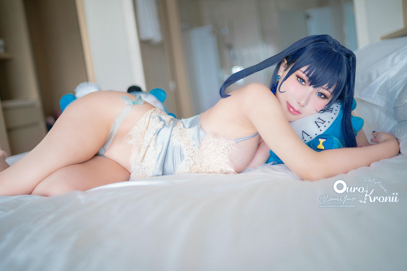 HaneAme雨波 NO.213 Hololive_ Kronii _ Photobook ＿時間寫真書 [110P-405MB]-4.Pajama_第2集