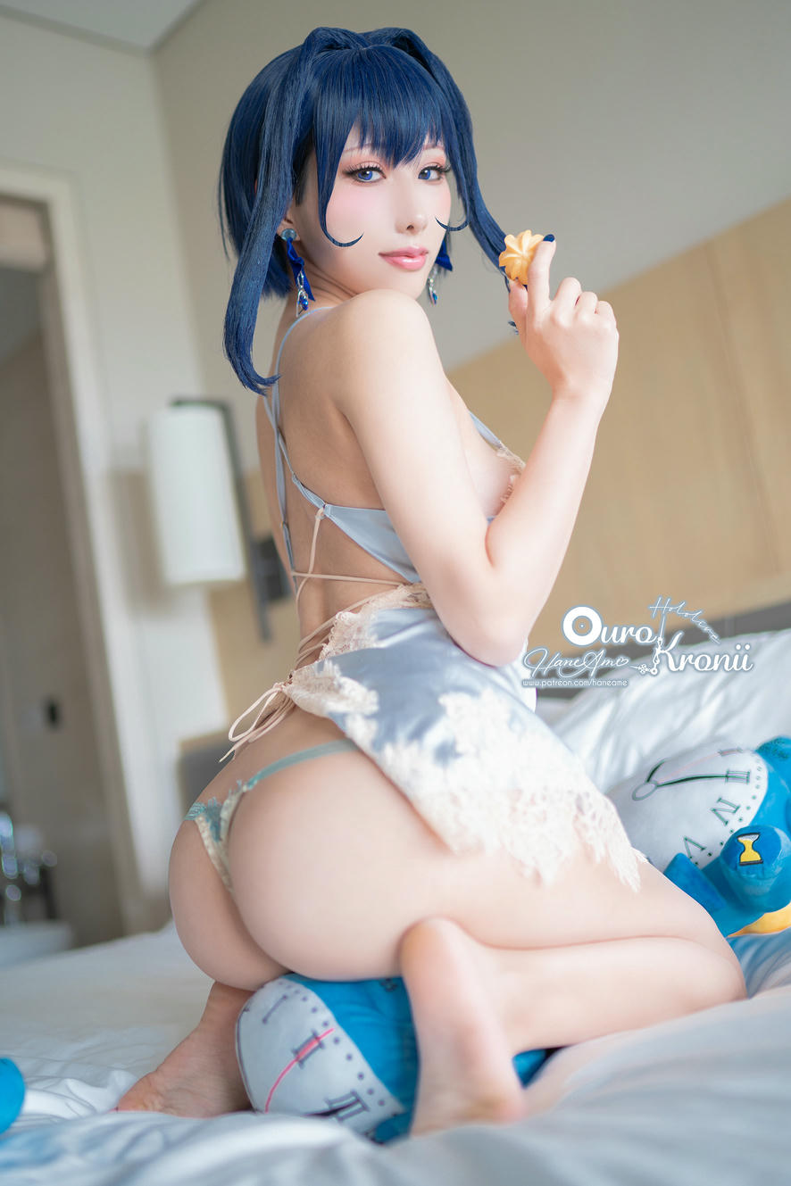 HaneAme雨波 NO.213 Hololive_ Kronii _ Photobook ＿時間寫真書 [110P-405MB]-4.Pajama_第1集