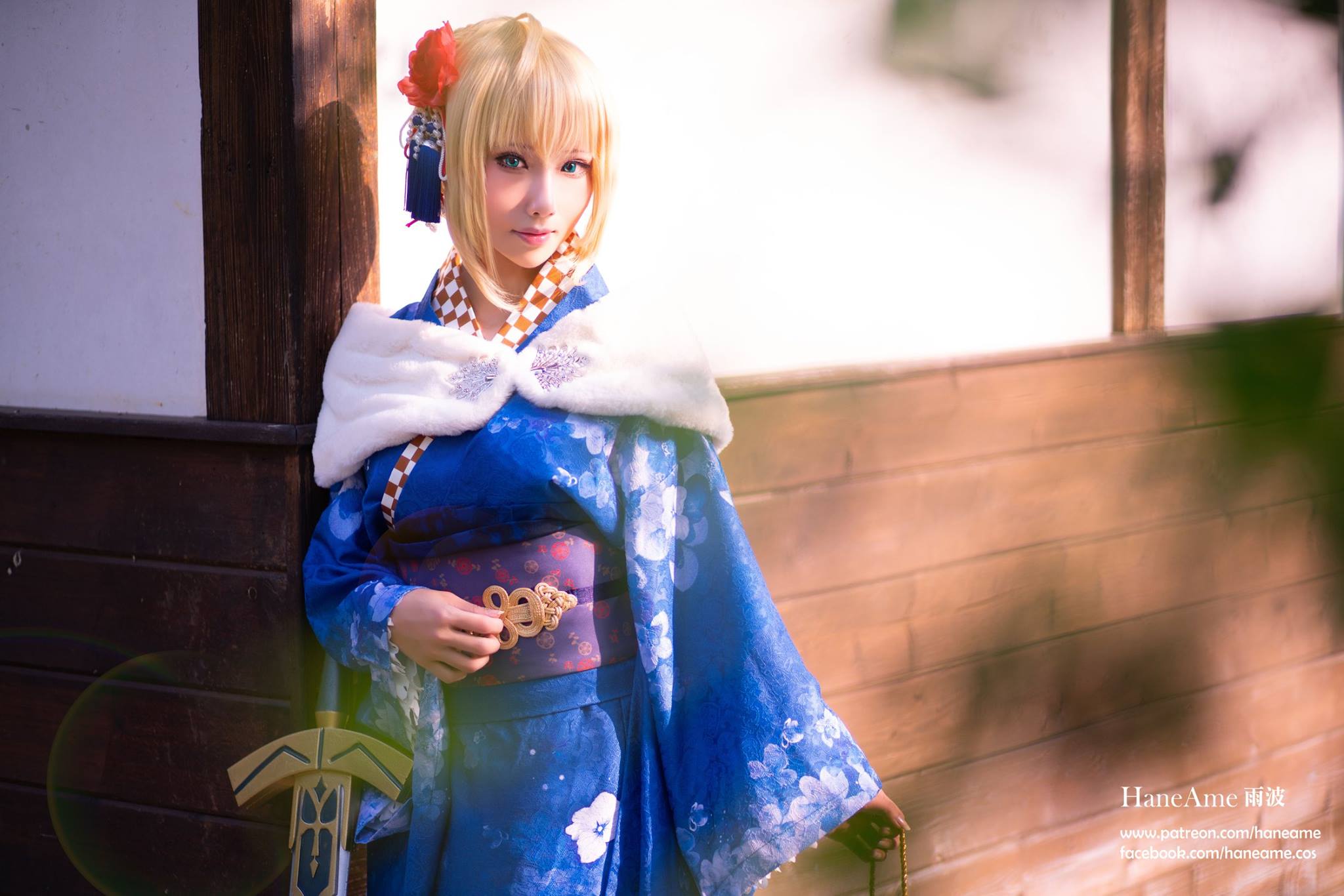 HaneAme雨波 NO.018 Fate series [1123P5V 1.59GB]-Artoria-kimono_第1集