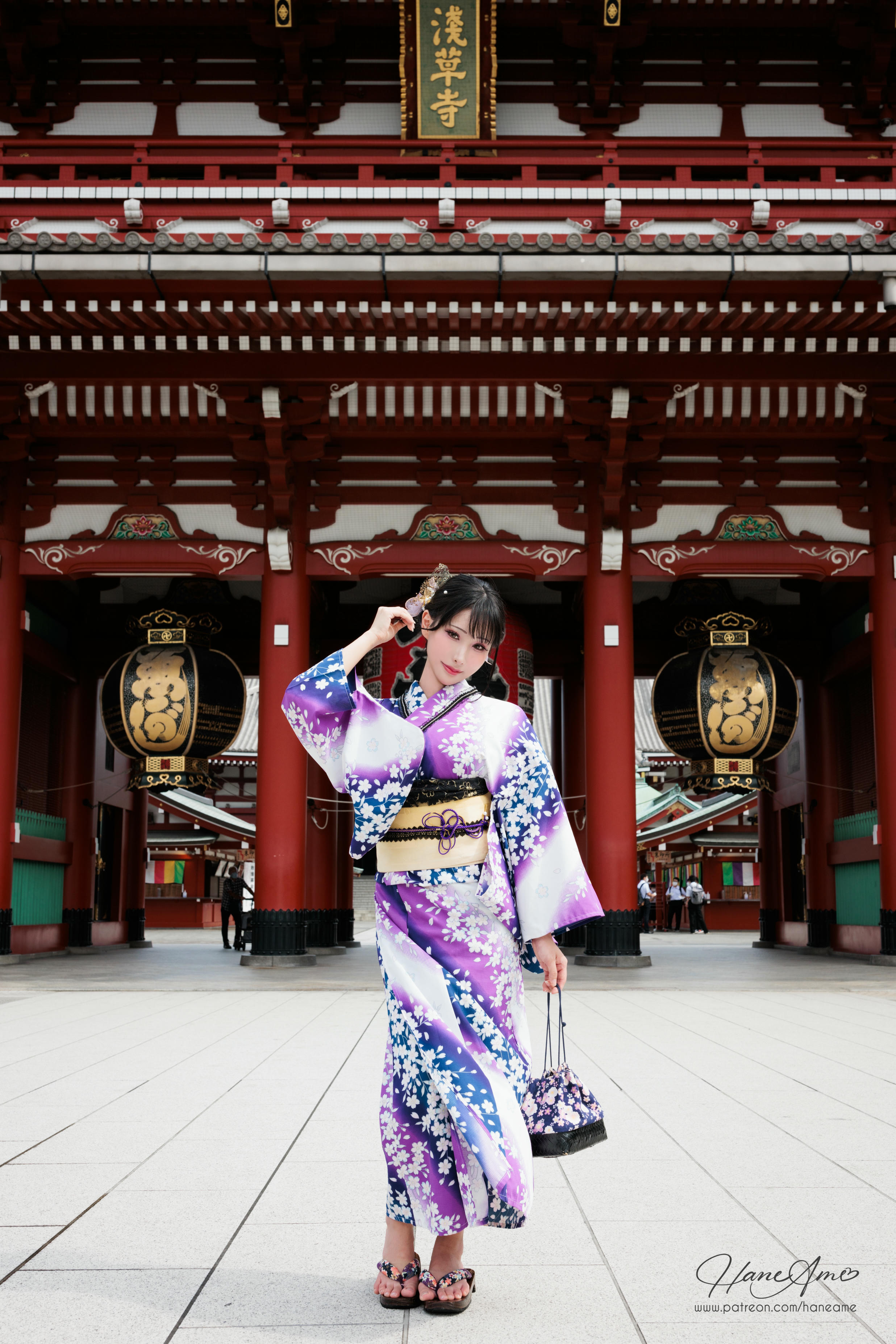 HaneAme雨波 NO.228 新年紫羅蘭浴衣 [110P 1.7GB]_第2集