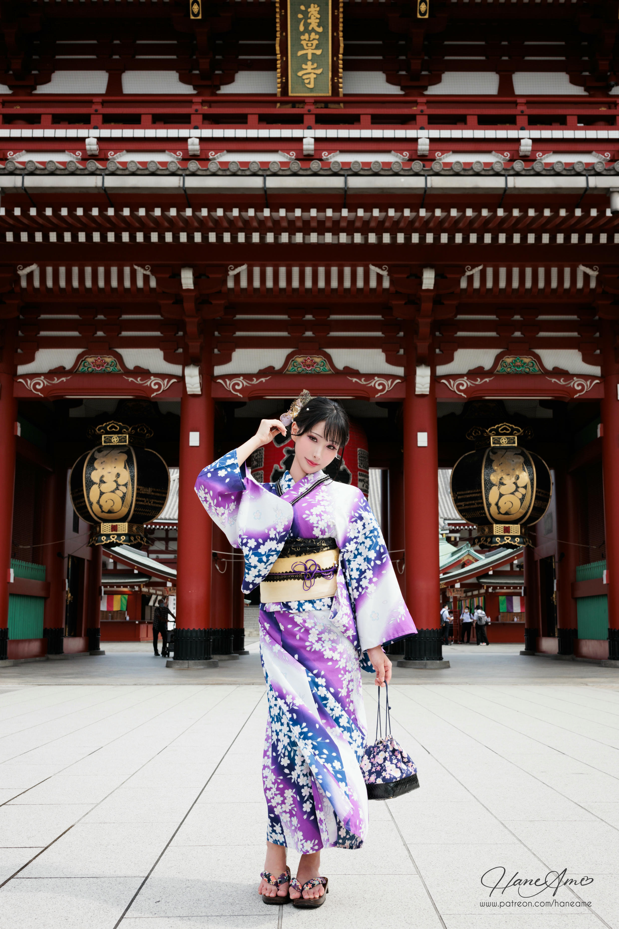 HaneAme雨波 NO.232 202301月订阅 [206P11V 2.39GB]-Original_Violet Kimono_紫羅蘭夏日浴衣_第2集