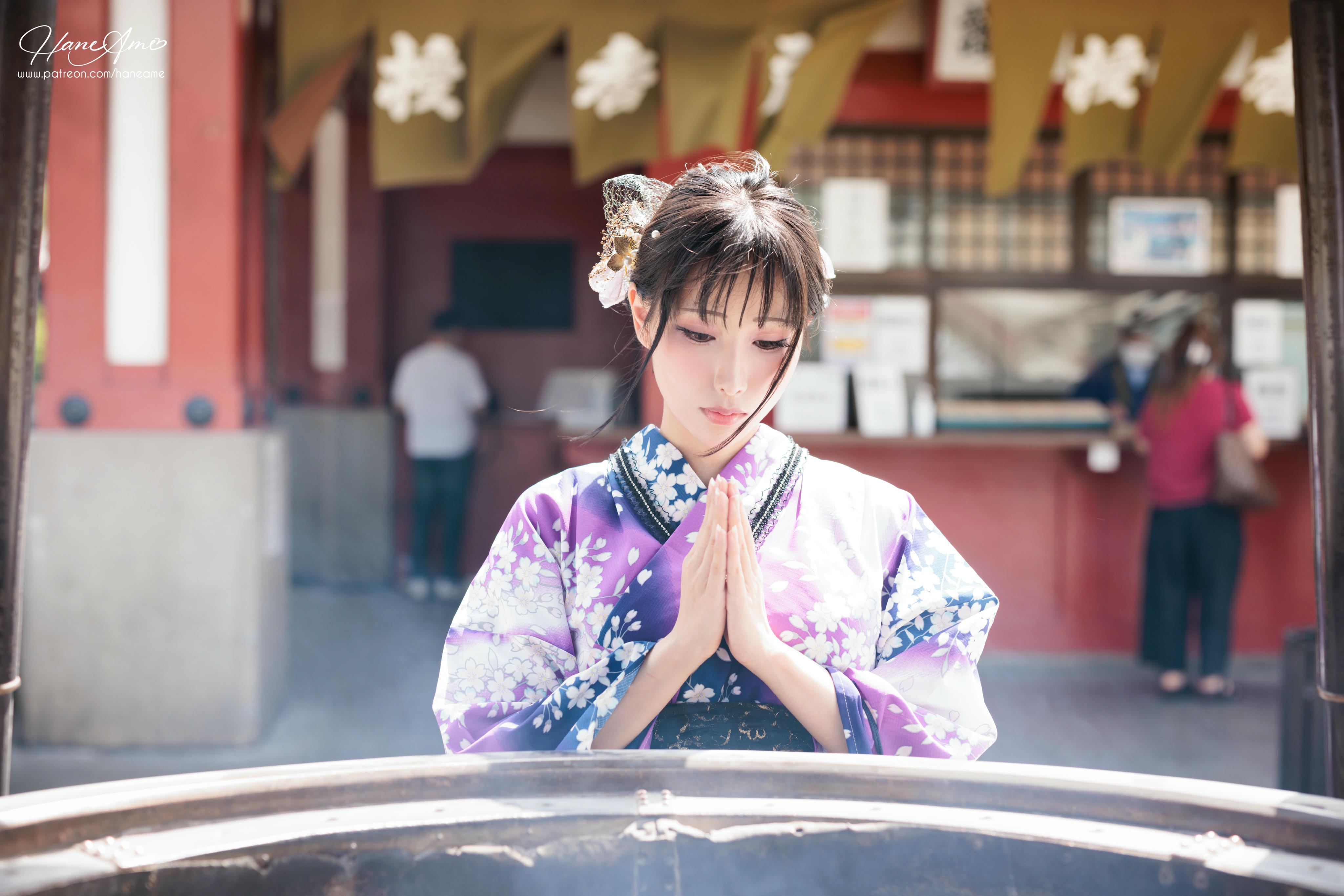 HaneAme雨波 NO.232 202301月订阅 [206P11V 2.39GB]-Original_Violet Kimono_紫羅蘭夏日浴衣_第3集