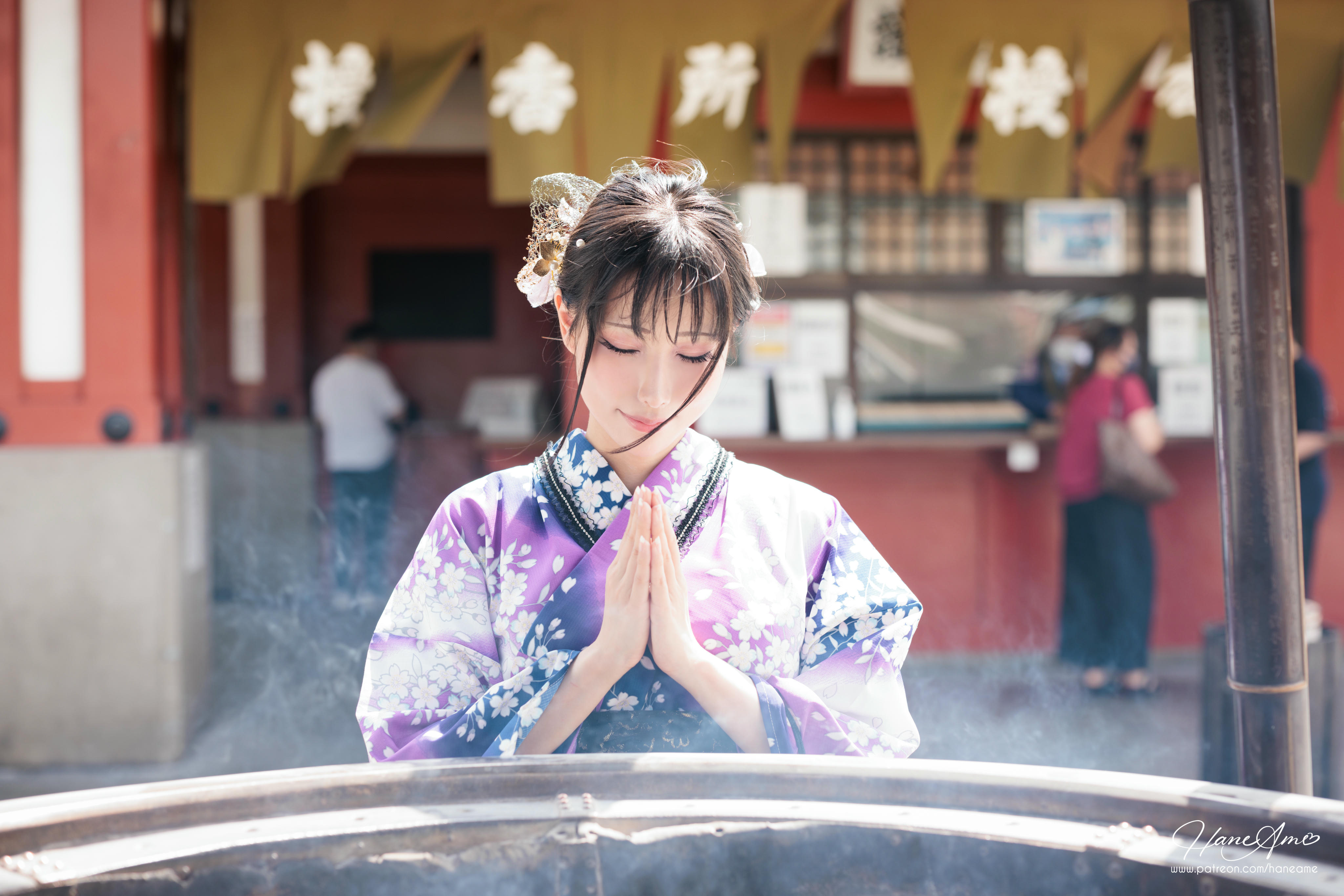 HaneAme雨波 NO.232 202301月订阅 [206P11V 2.39GB]-Original_Violet Kimono_紫羅蘭夏日浴衣_第3集