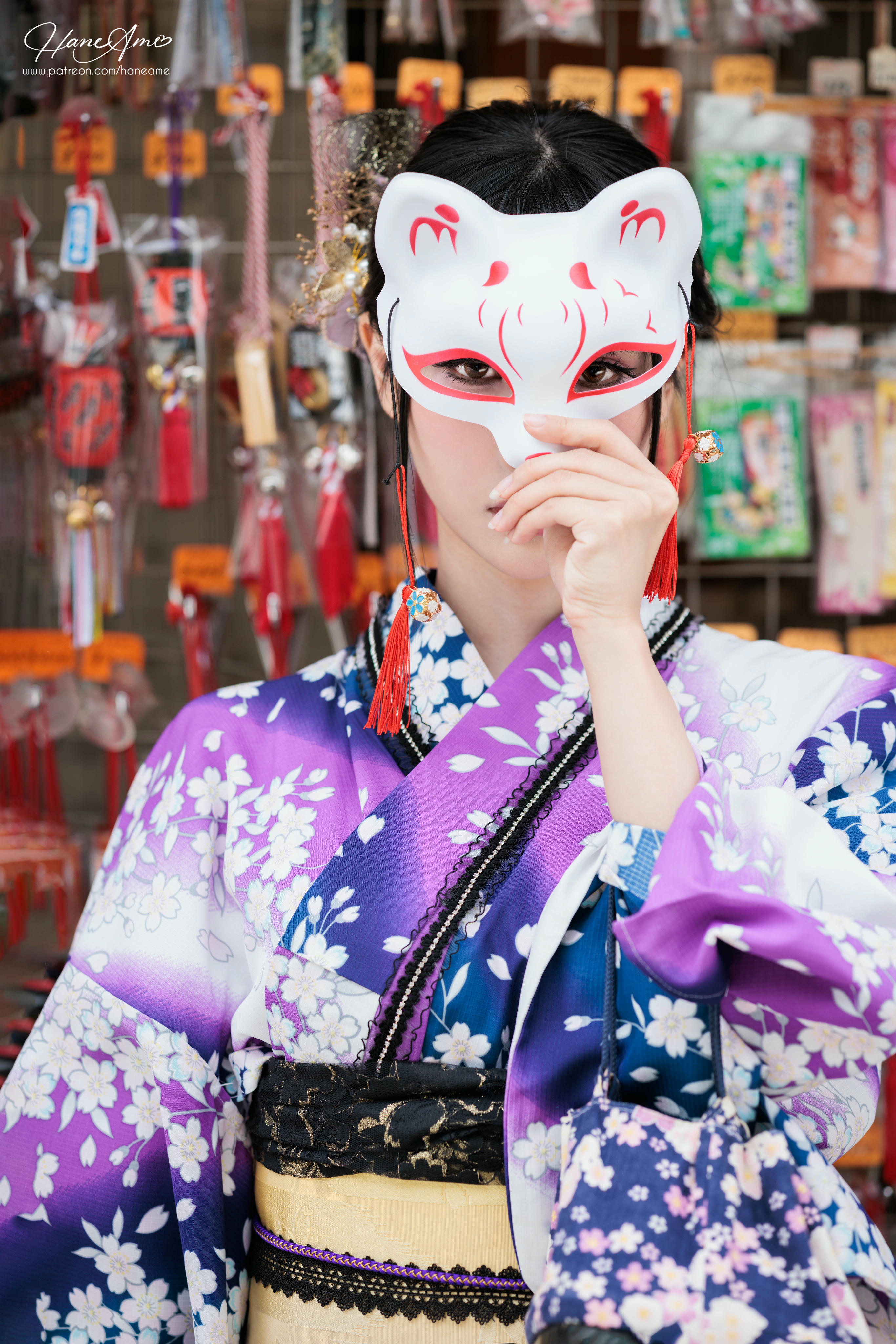 HaneAme雨波 NO.232 202301月订阅 [206P11V 2.39GB]-Original_Violet Kimono_紫羅蘭夏日浴衣_第4集