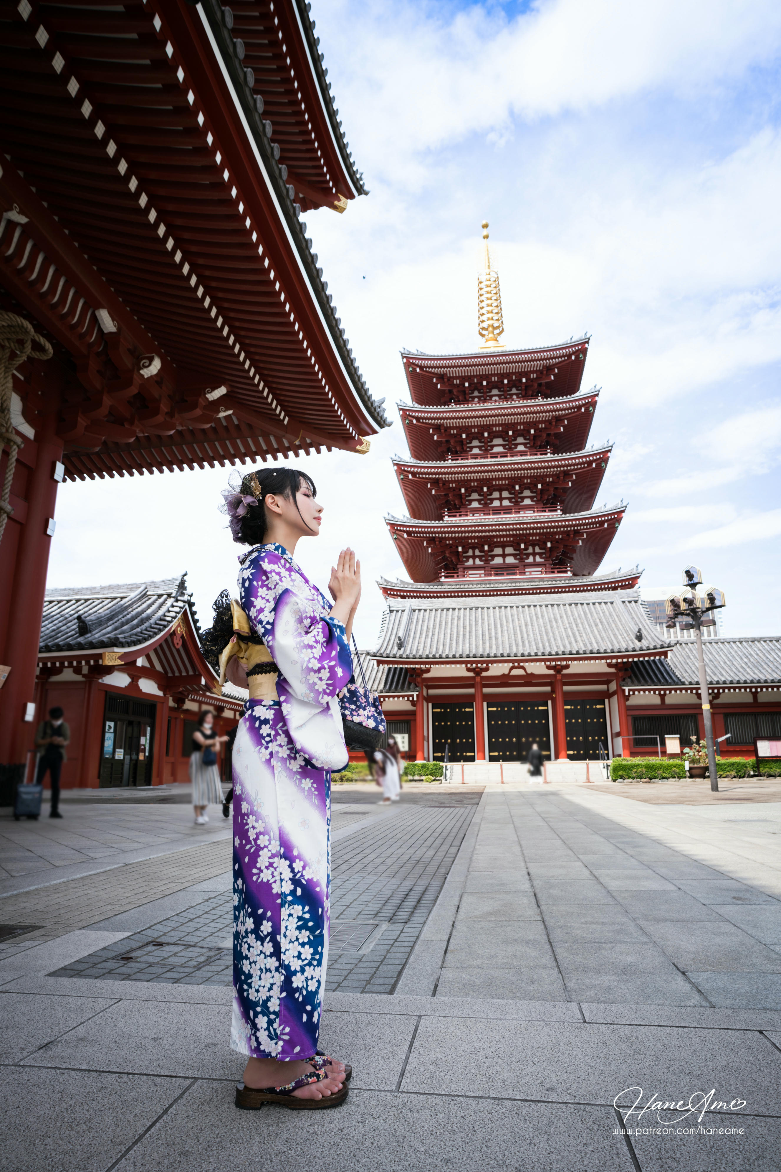 HaneAme雨波 NO.232 202301月订阅 [206P11V 2.39GB]-Original_Violet Kimono_紫羅蘭夏日浴衣_第4集