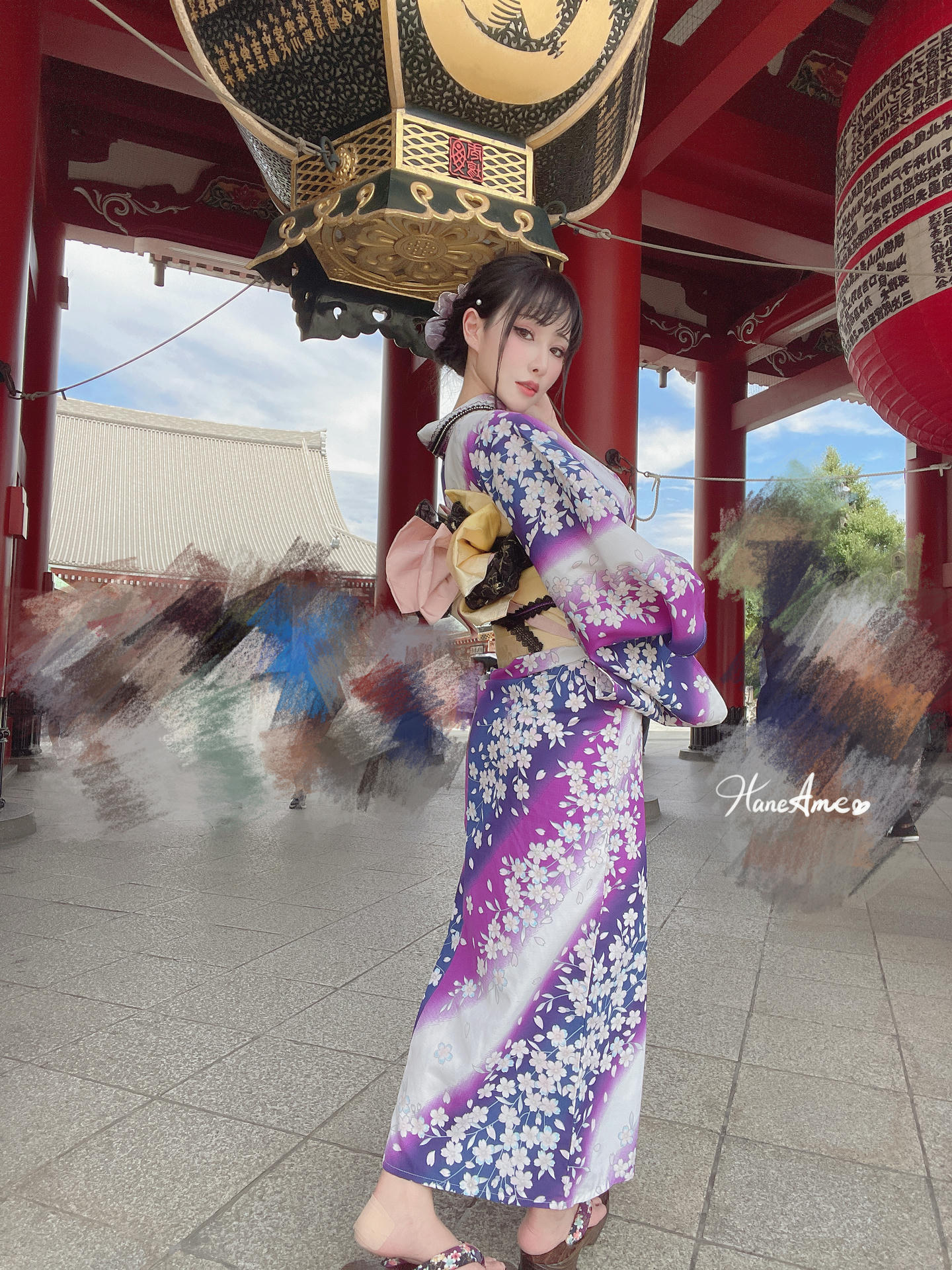 HaneAme雨波 NO.232 202301月订阅 [206P11V 2.39GB]-Original_Violet Kimono_紫羅蘭夏日浴衣_第5集